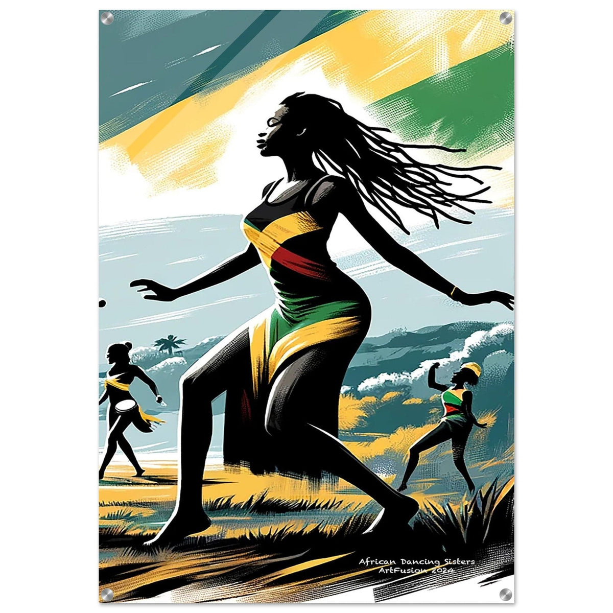 My Store Print Material 70x100 cm / 28x40″ Cultural Dancing Rhythm One Acrylic Print