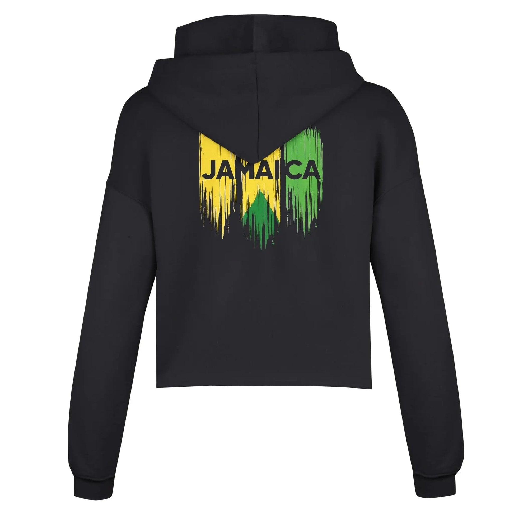 Stylish3Tees.com Print Material Raw Unfiltered Jamaica Women's Cropped Hoodie | Bella + Canvas 7502