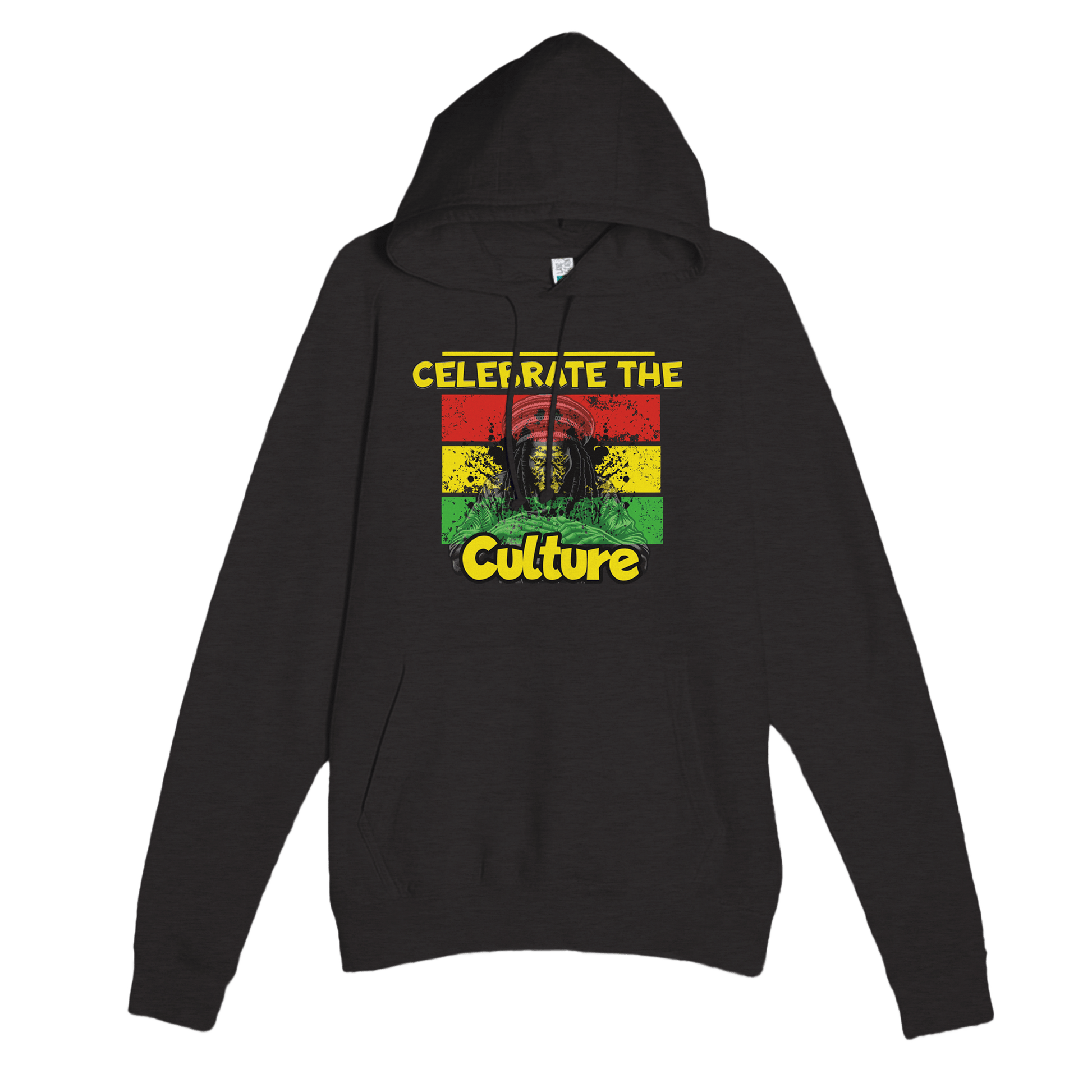 My Store Print Material Heather Charcoal / XS Celebrate The Culture. Premium Unisex Pullover Hoodie | Laneseven LS13001