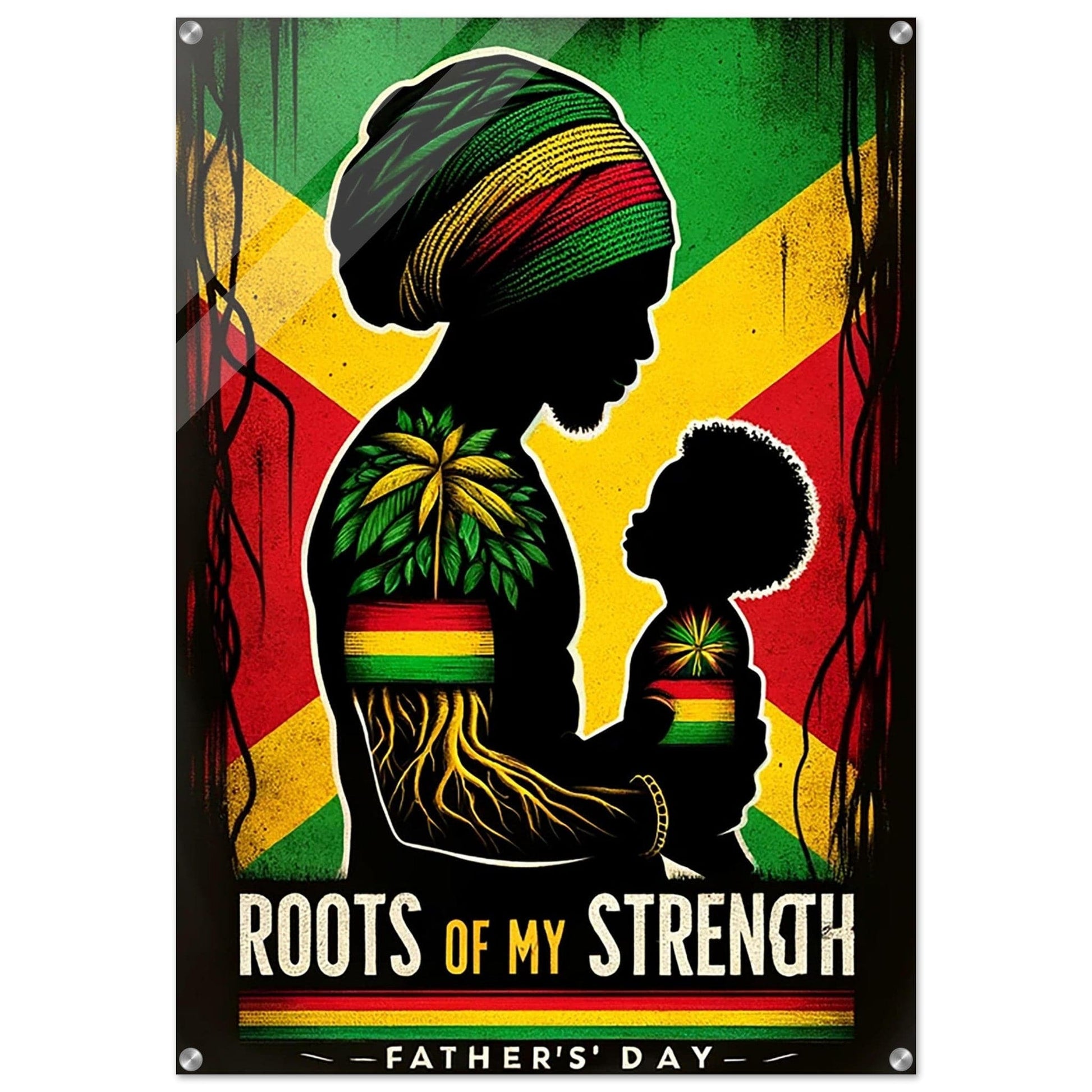 My Store Print Material 70x100 cm / 28x40″ Roots Of My Culture Acrylic Print