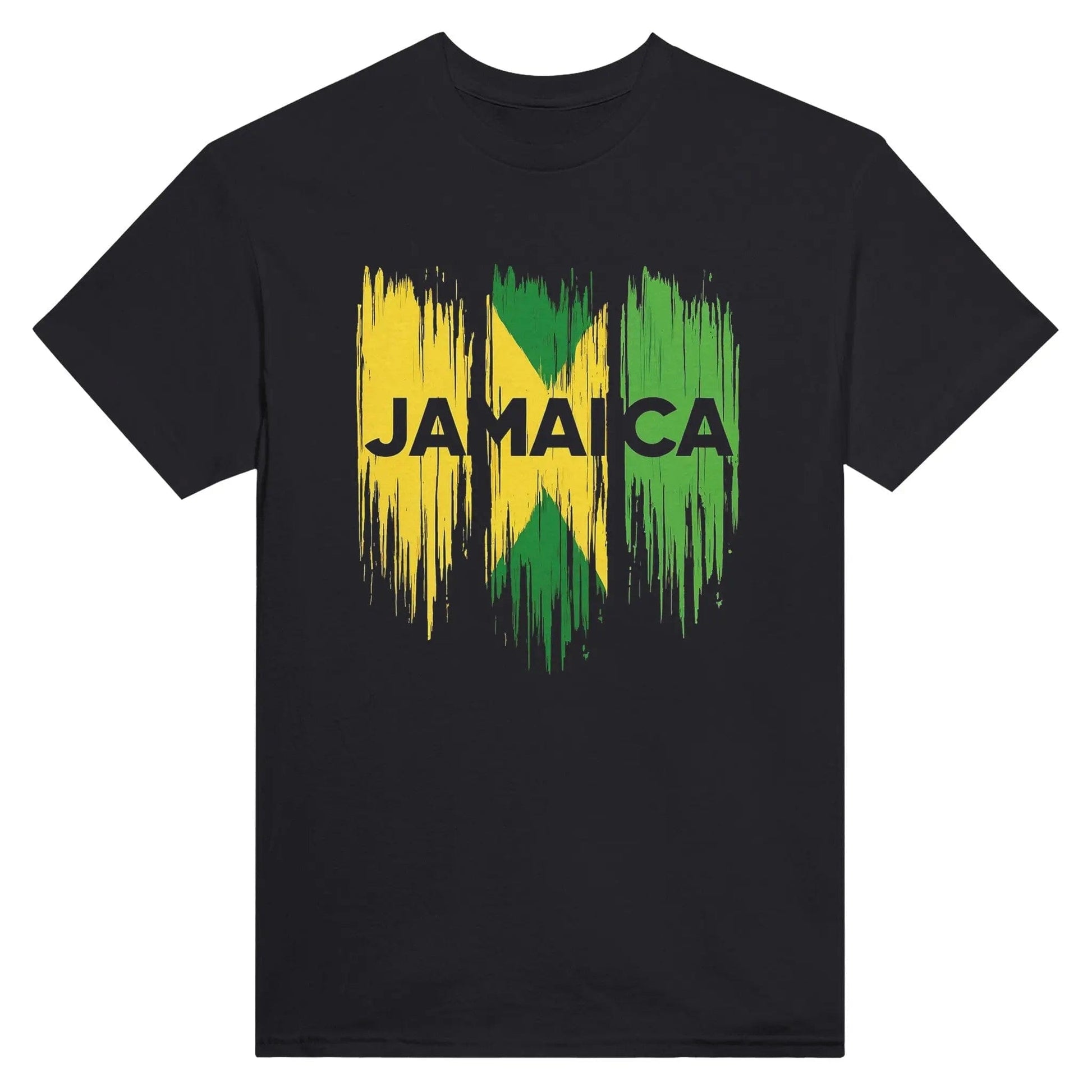 Gelato Print Material Black Raw Unfiltered Jamaica Heavyweight Unisex Crewneck T-Shirt
