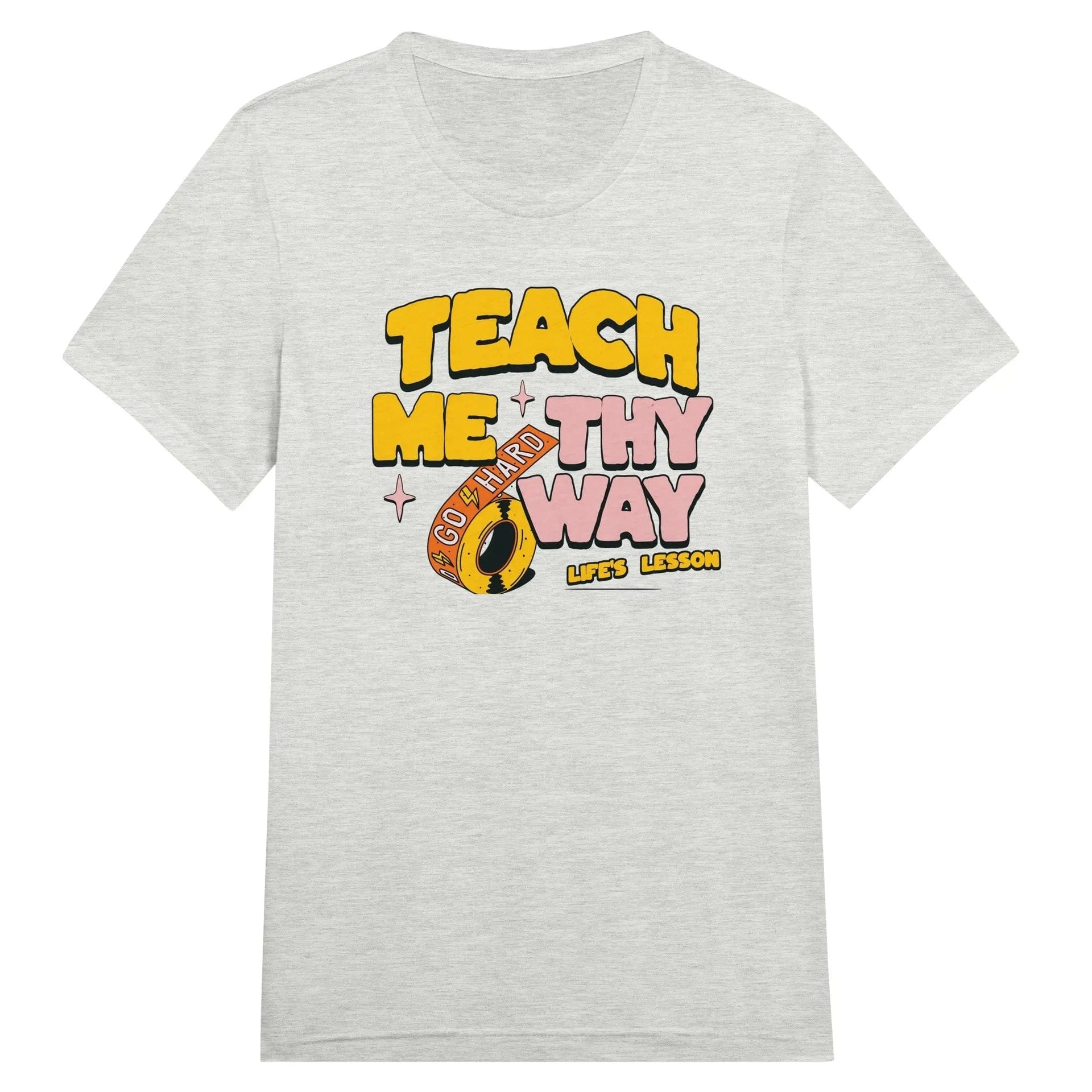 Stylish3Tees.com T-Shirts Solid White Triblend / S Life's Lesson Triblend Unisex Crewneck T-Shirt