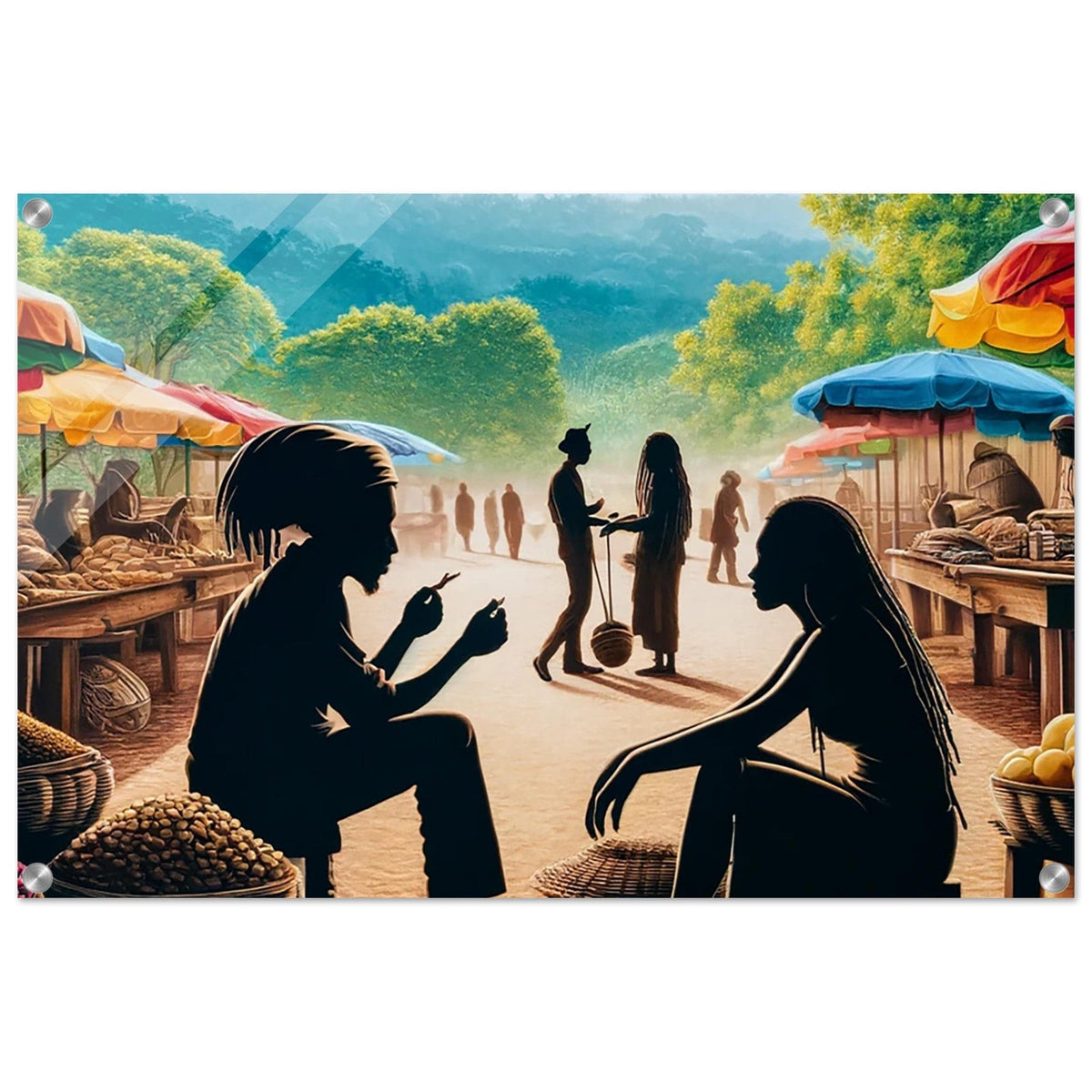 My Store Print Material Horizontal / 50x75 cm / 20x30″ Ginger Market Day One Acrylic Print