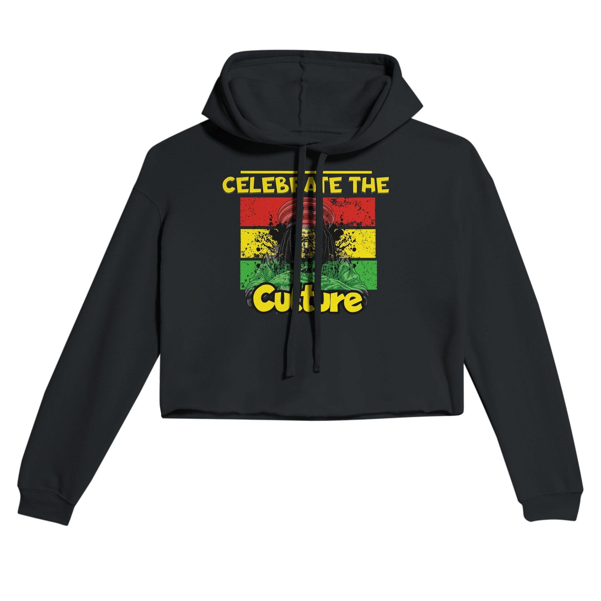 My Store Crop Top Hoodie Black / S Celebrate The Culture Women's Cropped Hoodie | Bella + Canvas 7502