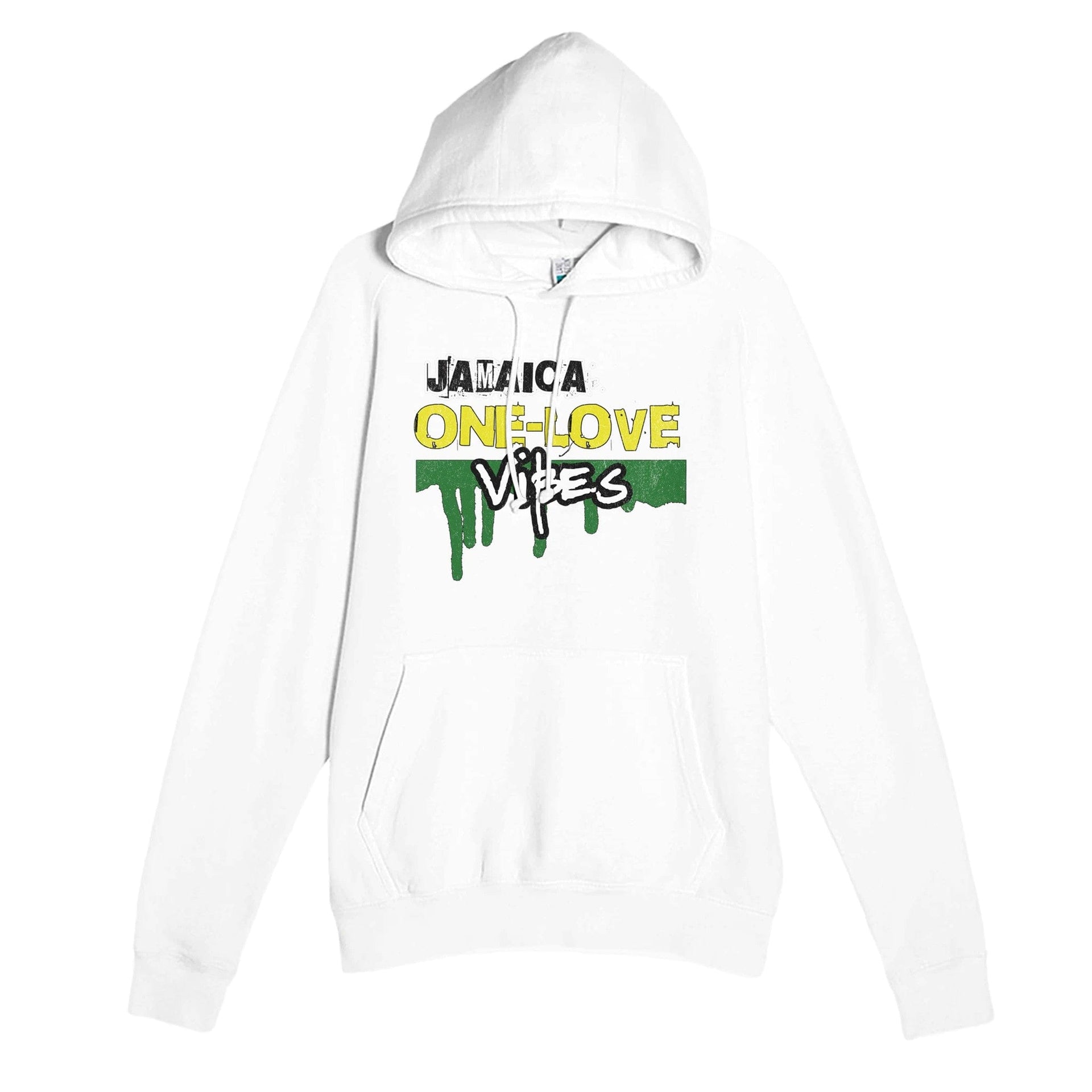 My Store T-Shirts White / XS Jamaica One Love Vibes Premium Unisex Pullover Hoodie | Laneseven LS13001 White