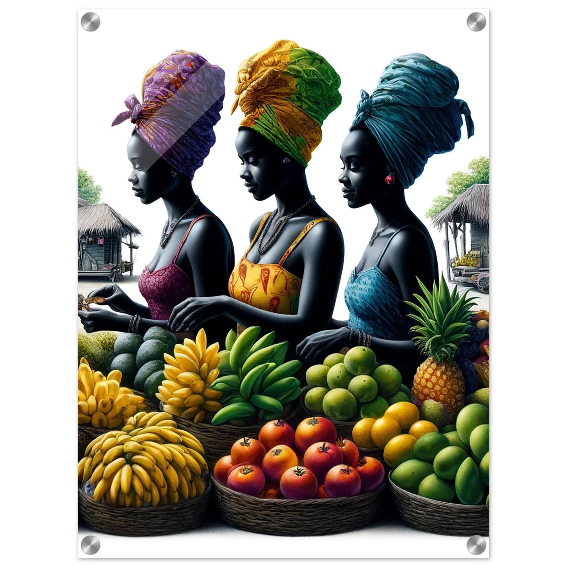 My Store Print Material 45x60 cm / 18x24″ Sister At The Market Two Acrylic Print