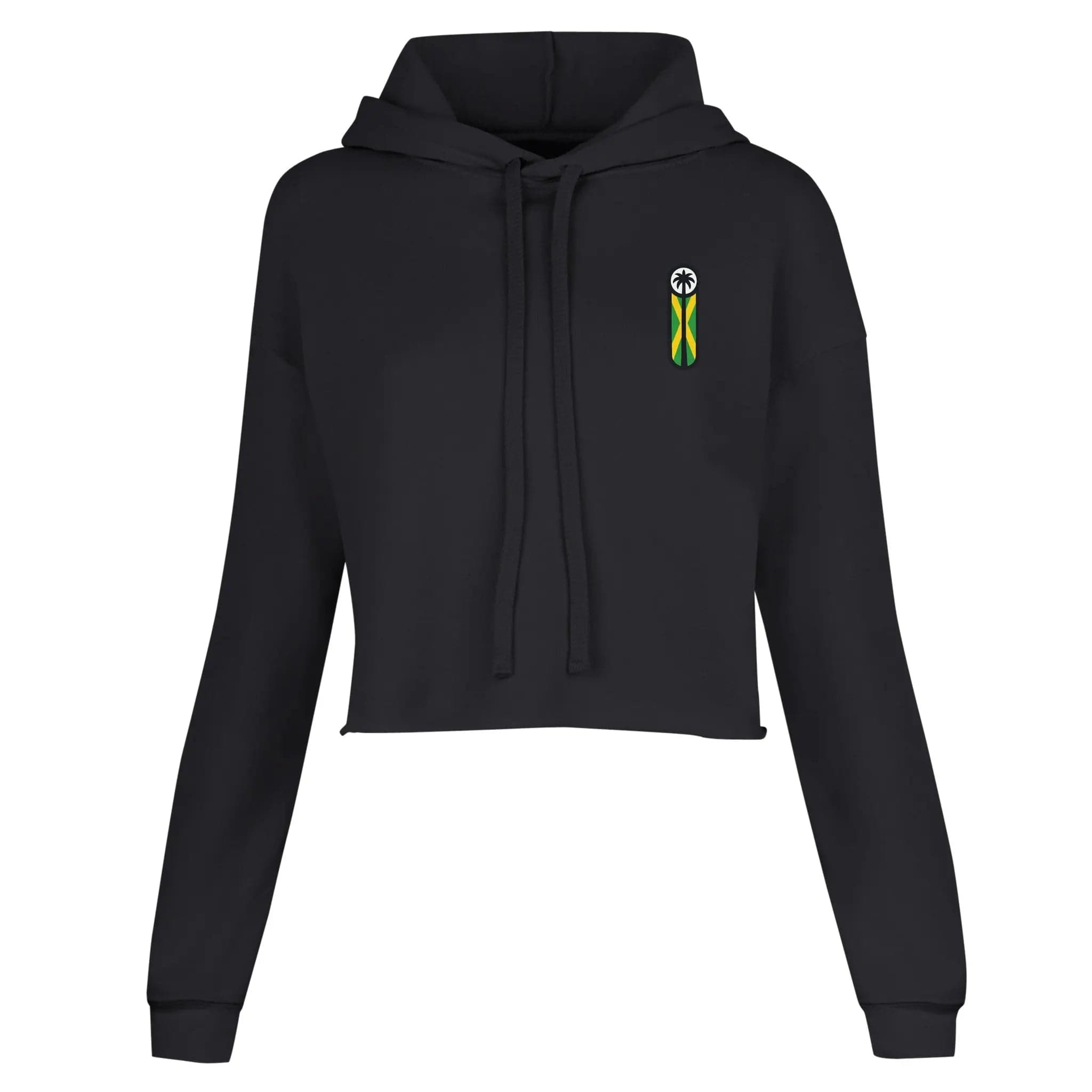 Stylish3Tees.com Print Material Raw Unfiltered Jamaica Women's Cropped Hoodie | Bella + Canvas 7502
