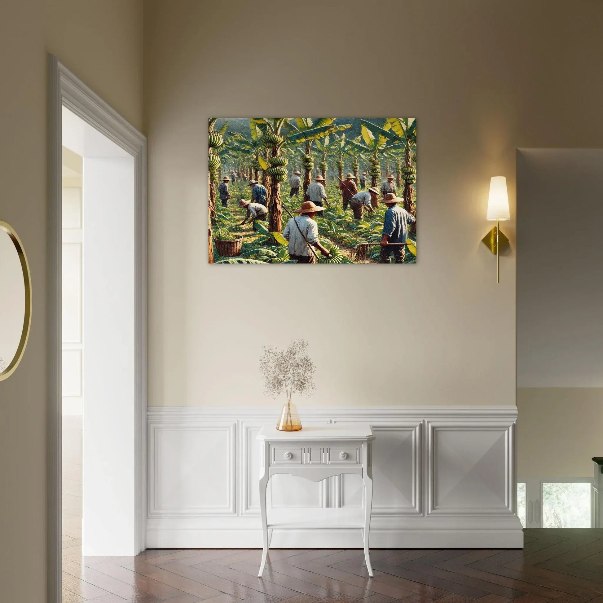 Banana Plantation One Aluminum Print - Stylish3Tees.com