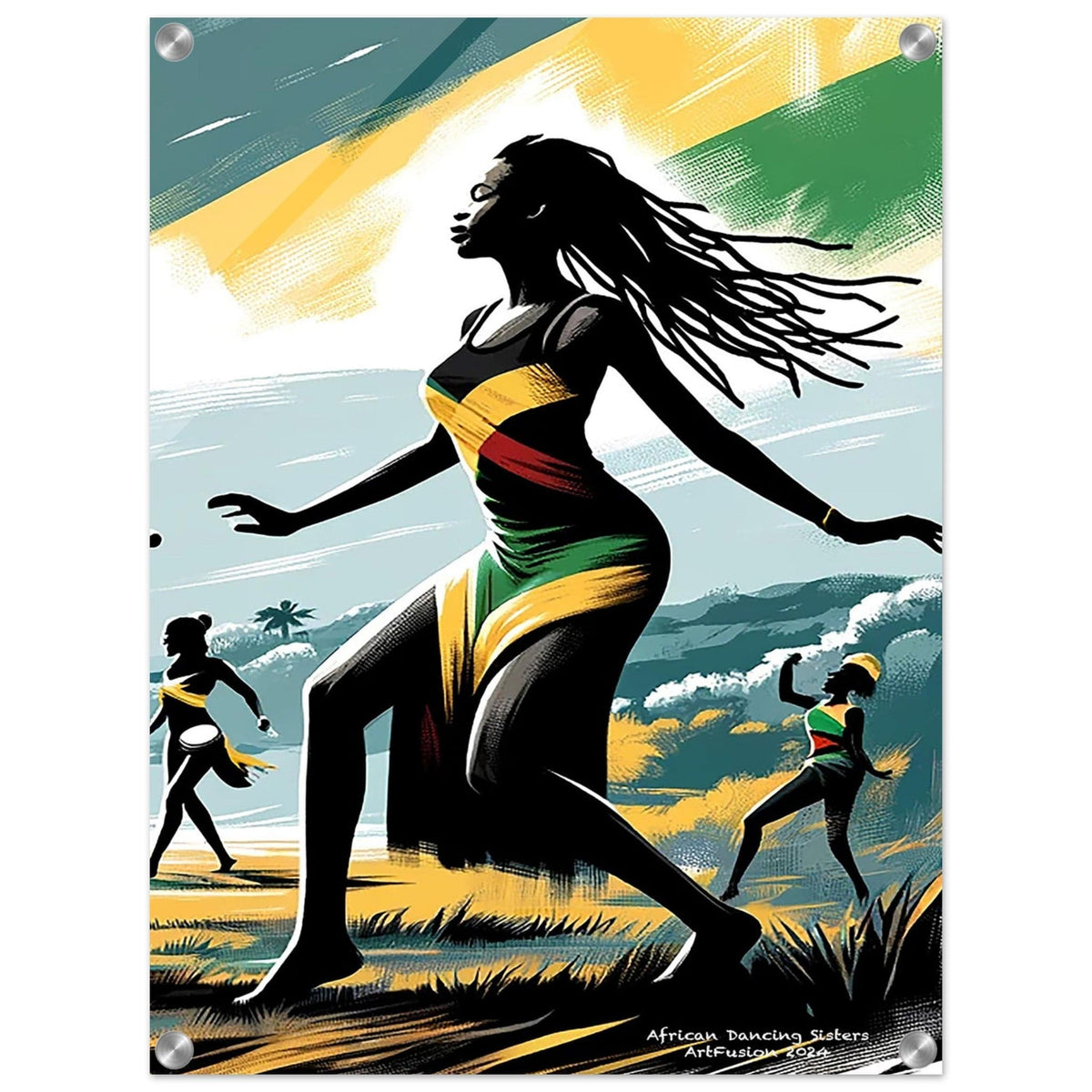 My Store Print Material 45x60 cm / 18x24″ Cultural Dancing Rhythm One Acrylic Print