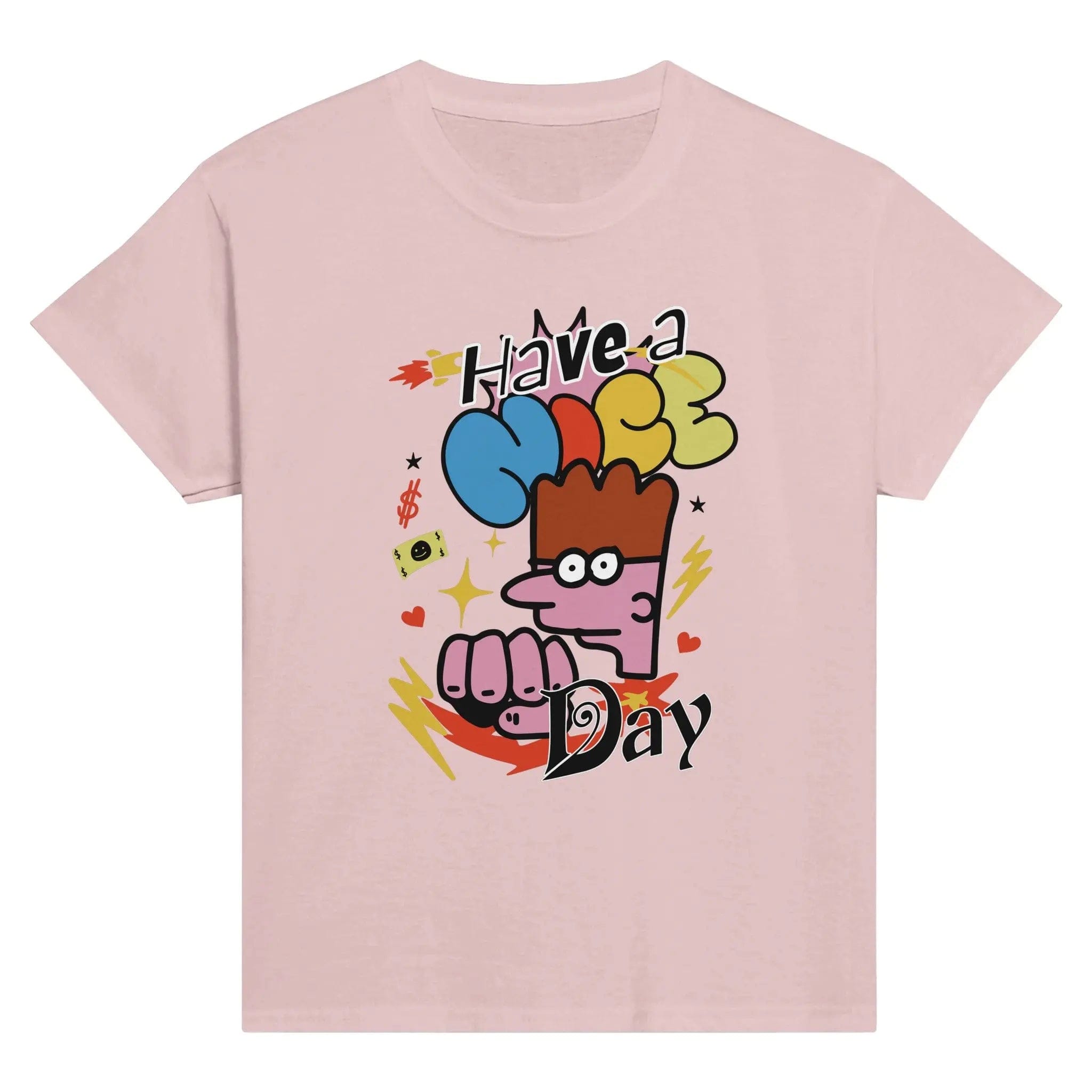 Stylish3Tees.com Print Material Light Pink / XS Have A Nice Day Classic Kids Crewneck T-shirt