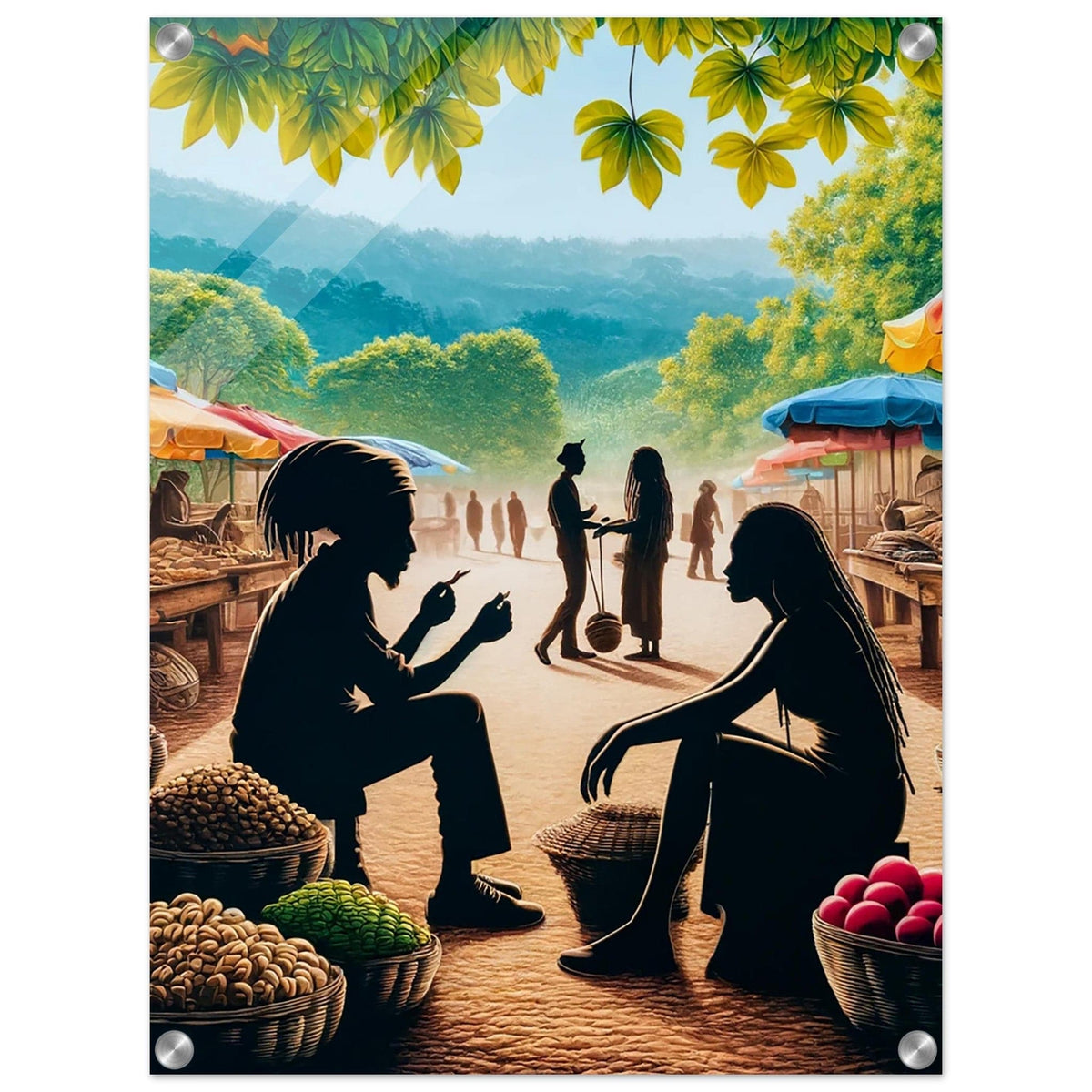 My Store Print Material Vertical / 45x60 cm / 18x24″ Ginger Market Day One Acrylic Print