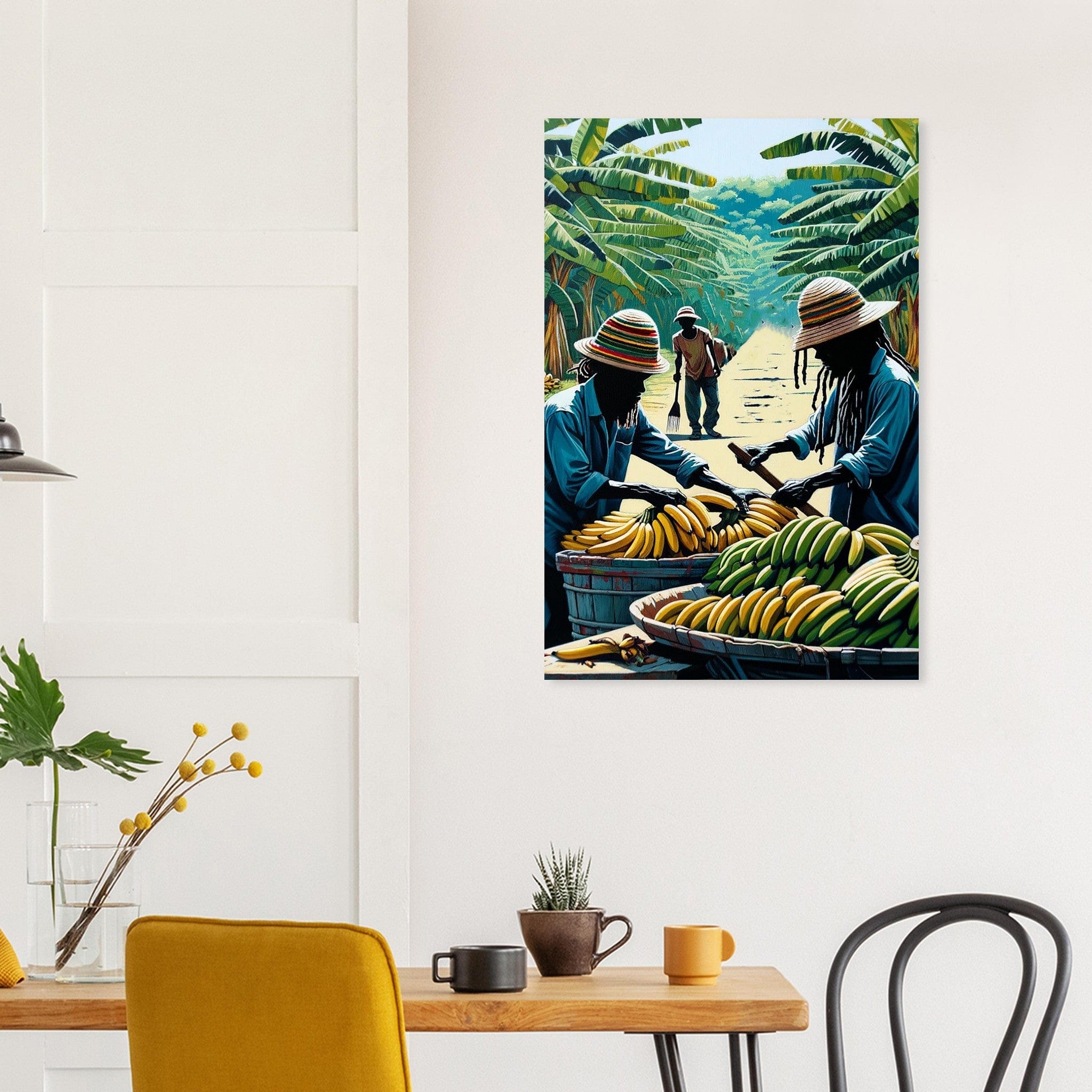My Store Print Material De Banana Sellers One  Aluminum Print
