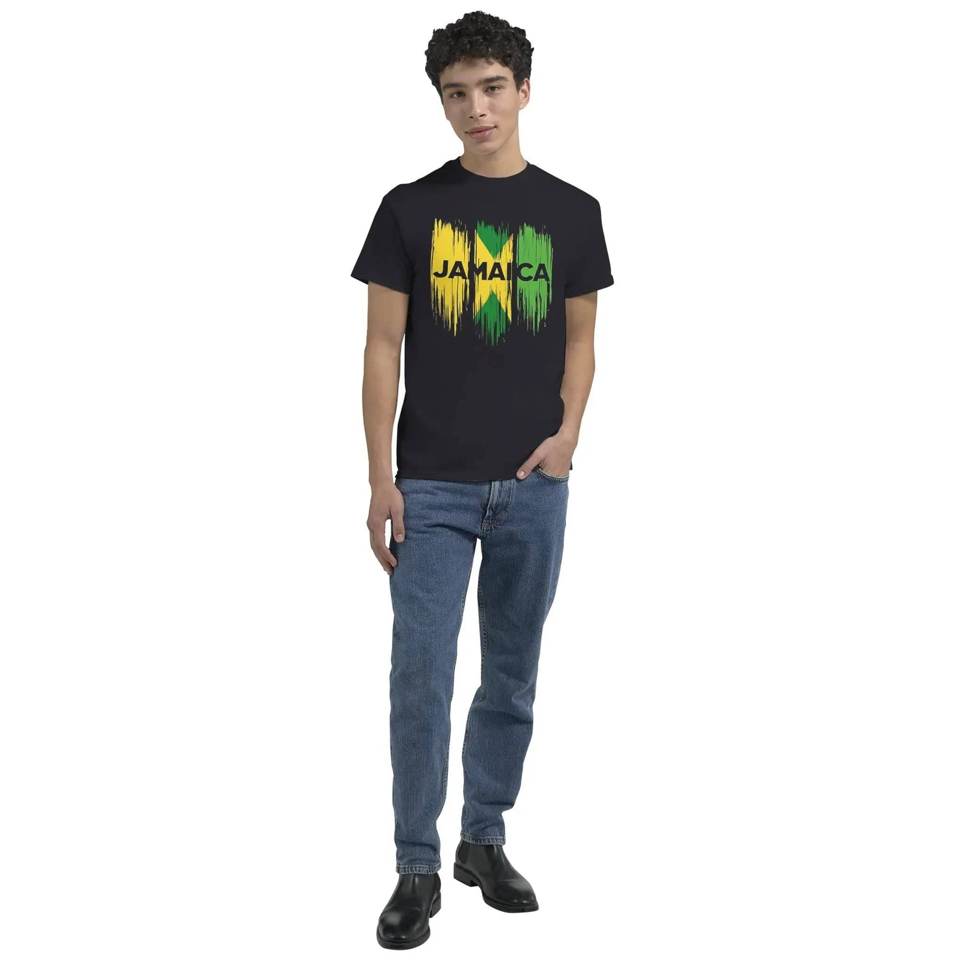 Gelato Print Material Raw Unfiltered Jamaica Heavyweight Unisex Crewneck T-Shirt