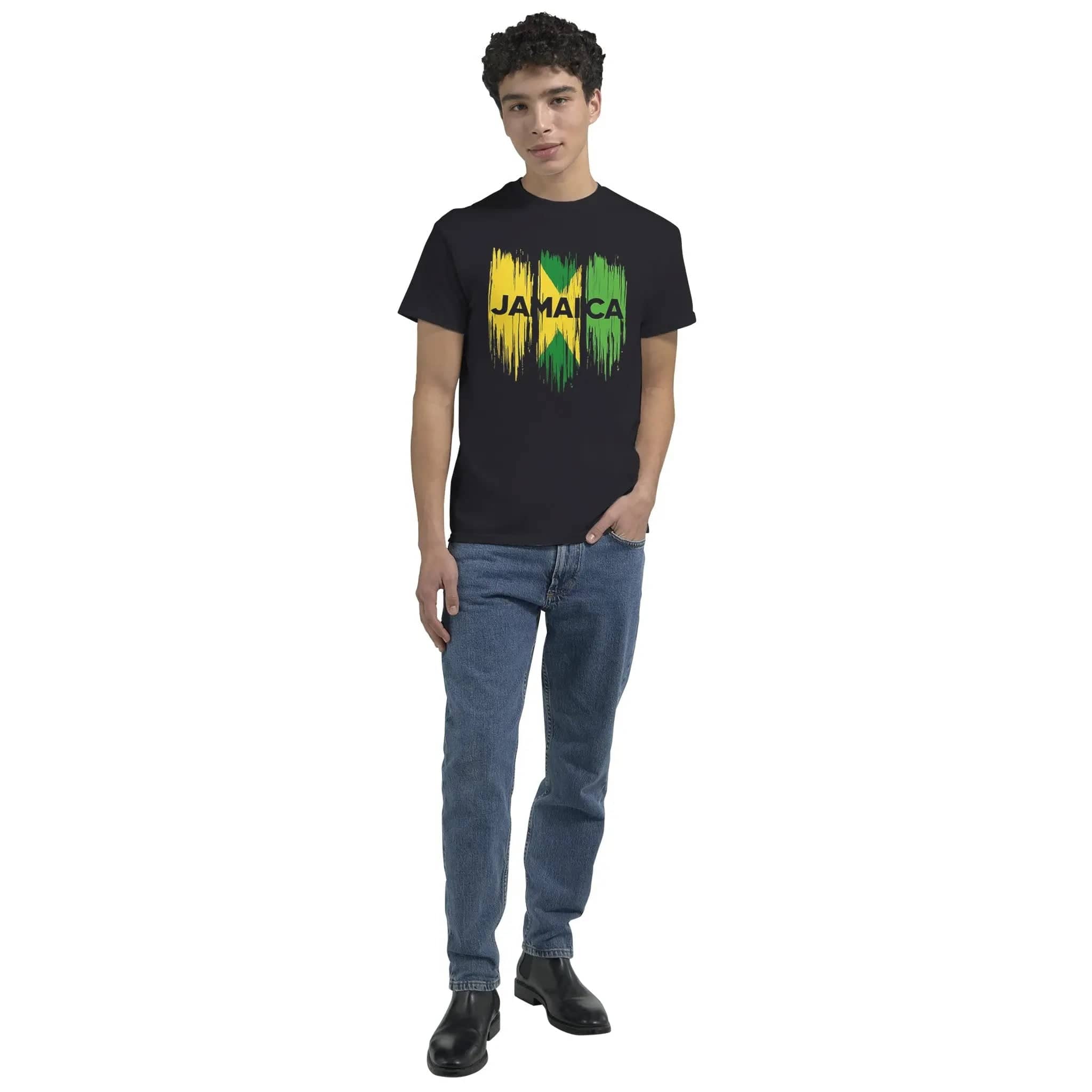 Gelato Print Material Raw Unfiltered Jamaica Heavyweight Unisex Crewneck T-Shirt