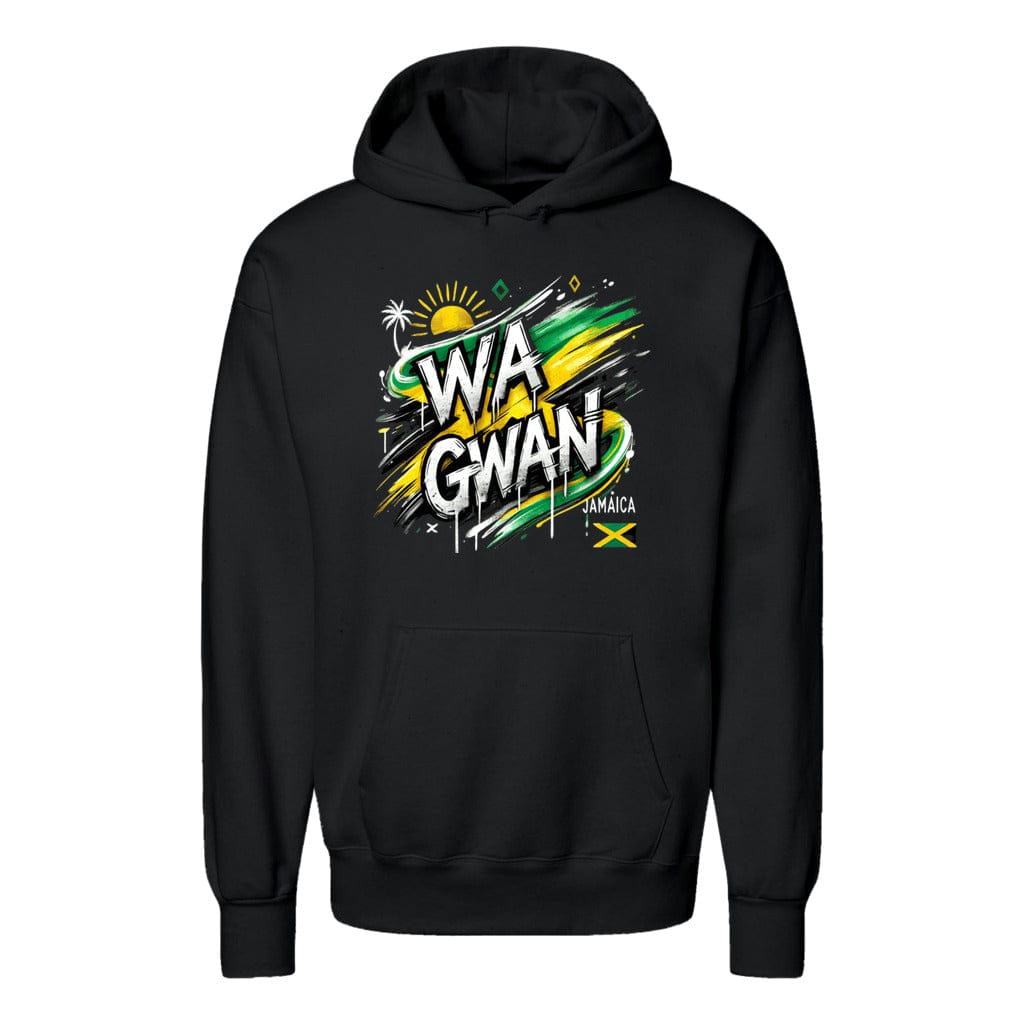 Awkward Styles WA GWAN Jamaica Unisex Ultimate Cotton Hooded Sweatshirt
