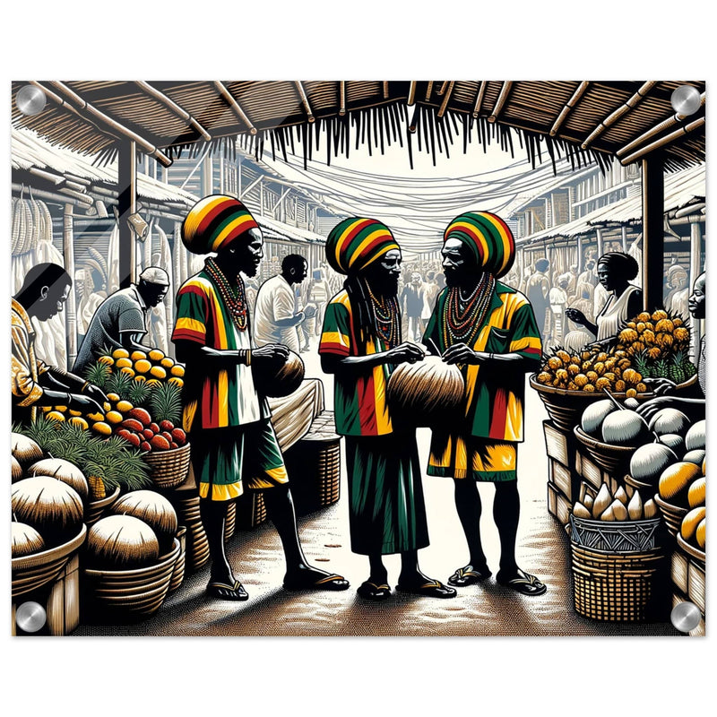 My Store Print Material 40x50 cm / 16x20″ Organic Market Place One Acrylic Print