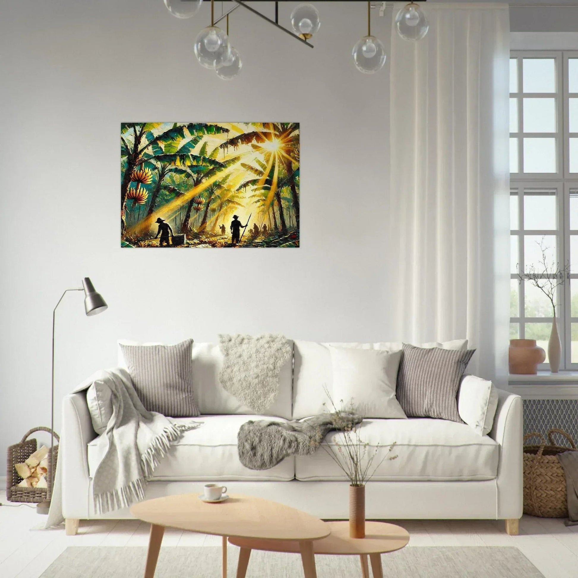 My Store Print Material Banana Plantation Two Aluminum Print