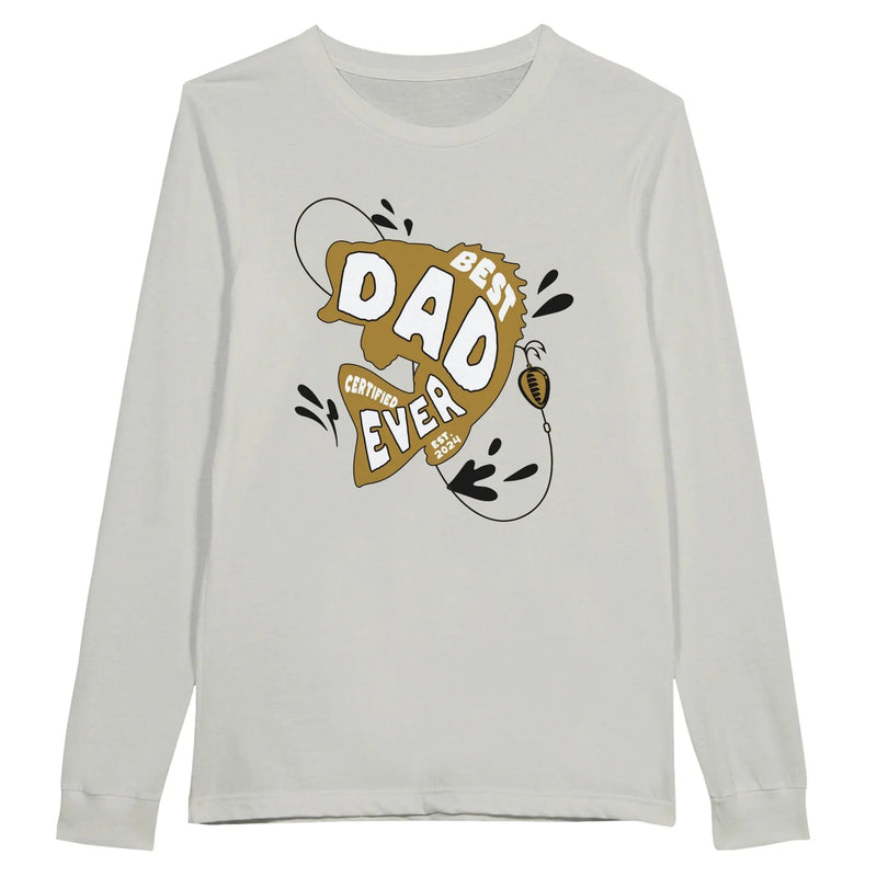 My Store T-Shirts Ash / S Best Dad Ever Premium Unisex Longsleeve T-Shirt