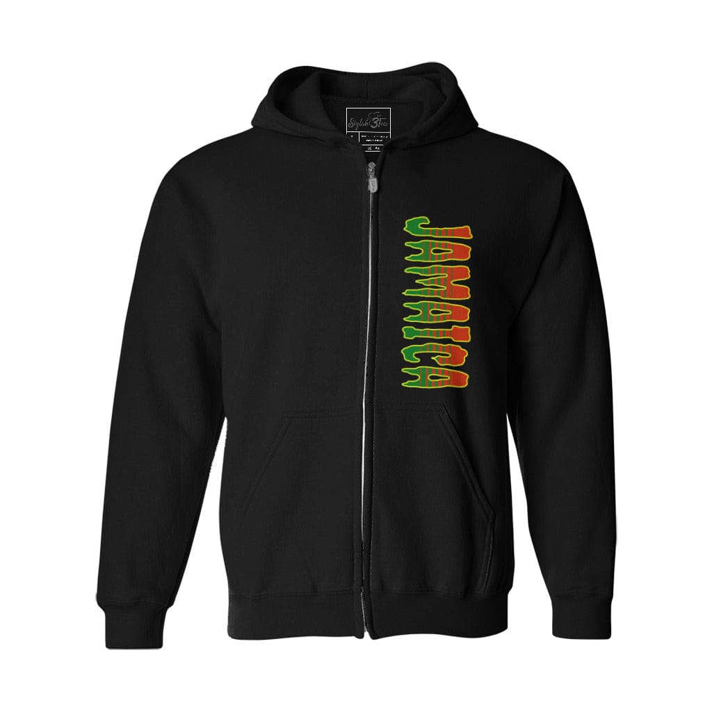 Awkward Styles S / Black Jamaica Unisex Heavy Blend Full-Zip Hooded Sweatshirt