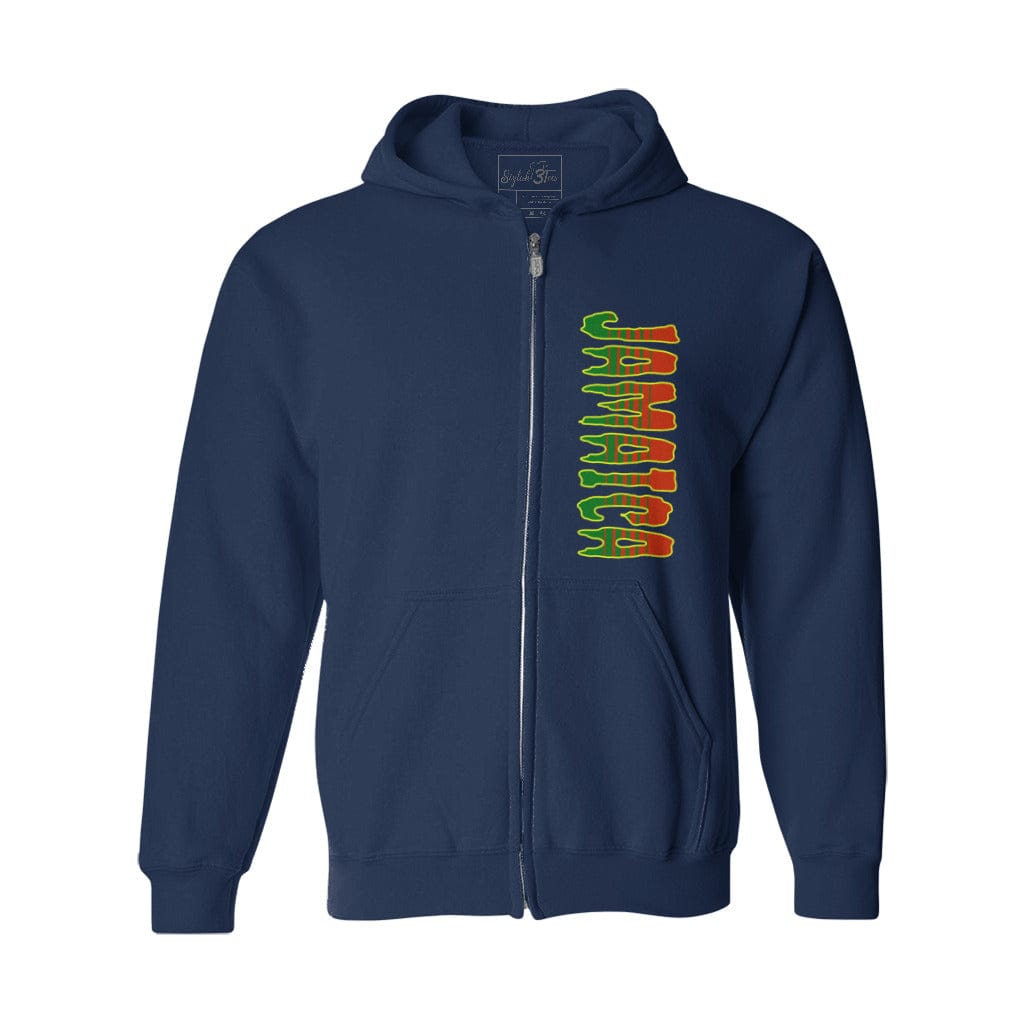 Awkward Styles S / Navy Jamaica Unisex Heavy Blend Full-Zip Hooded Sweatshirt