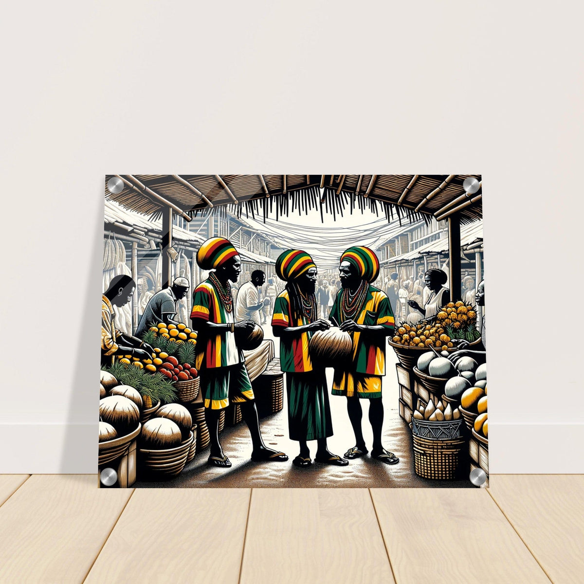 My Store Print Material Organic Market Place One Acrylic Print