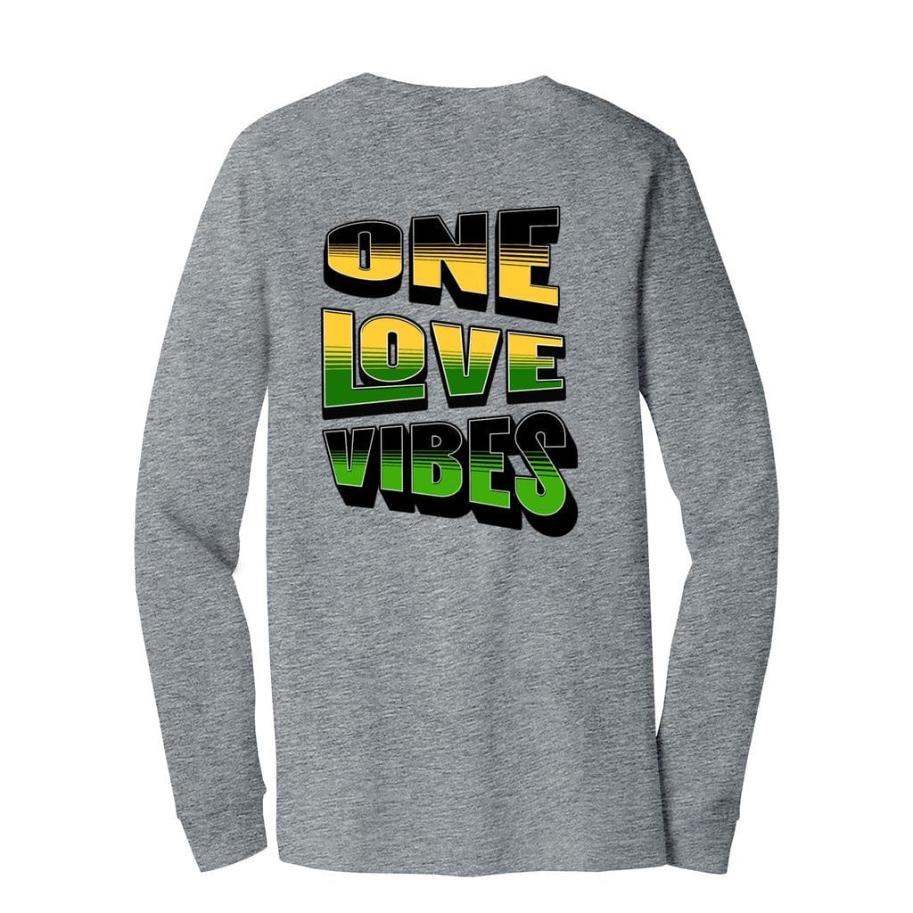 Awkward Styles Jamaica One Love Vibes Unisex Jersey Long Sleeve Tee