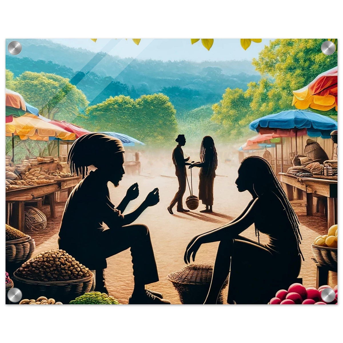 My Store Print Material Horizontal / 40x50 cm / 16x20″ Ginger Market Day One Acrylic Print