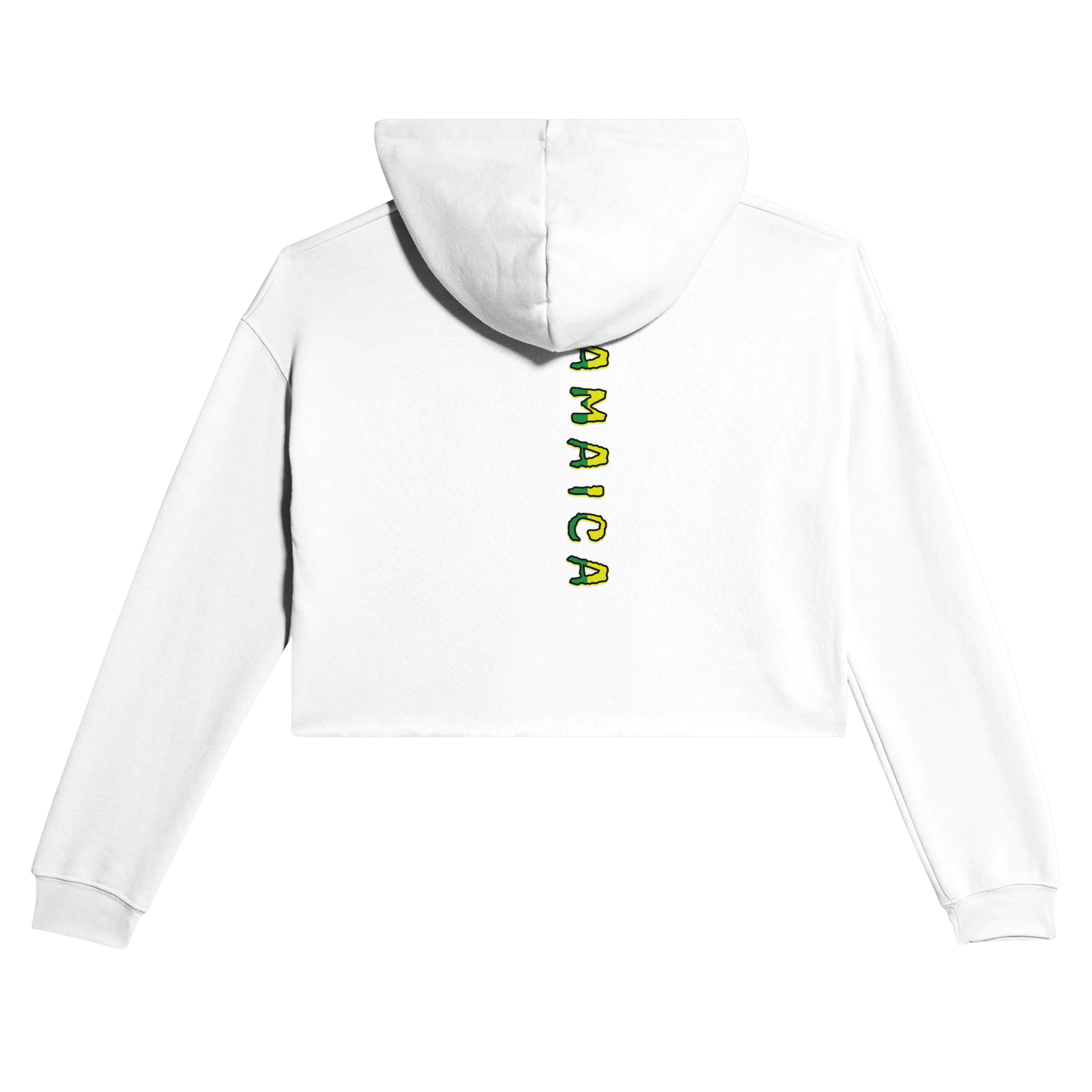 My Store Crop Top Hoodie Jamaica One Love Vibes. Women's Cropped Hoodie | Bella + Canvas 7502