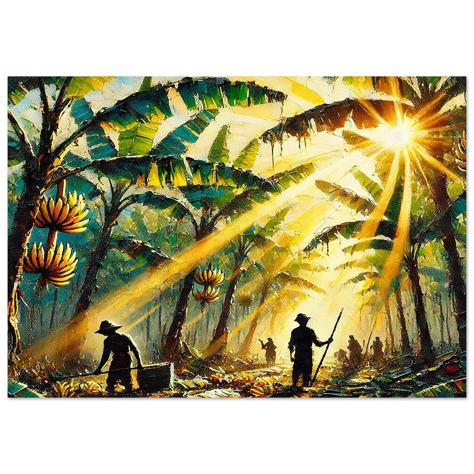My Store Print Material 70x100 cm / 28x40″ Banana Plantation Two Aluminum Print