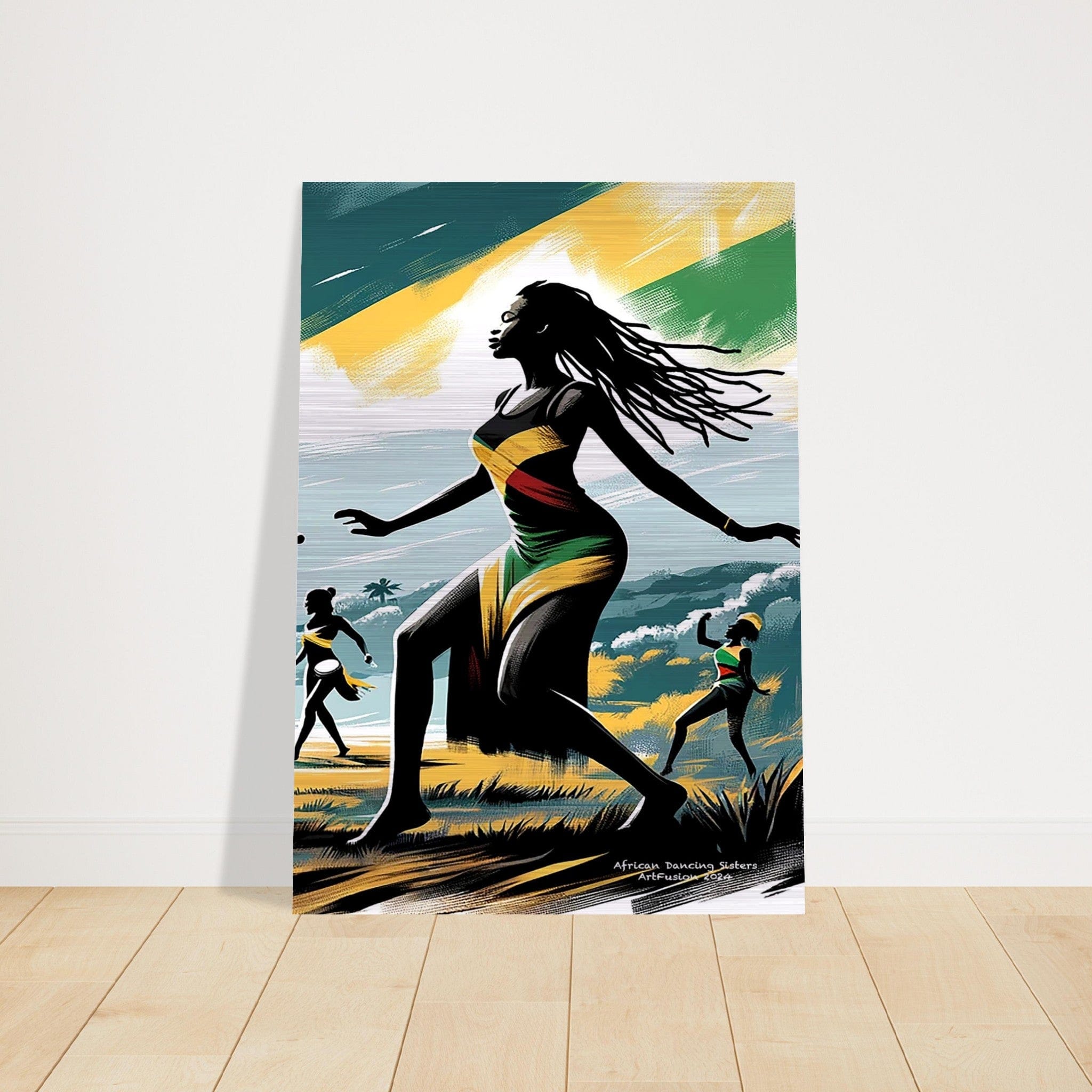 My Store Print Material Cultural Dancing Rhythm One Brushed Aluminum Print
