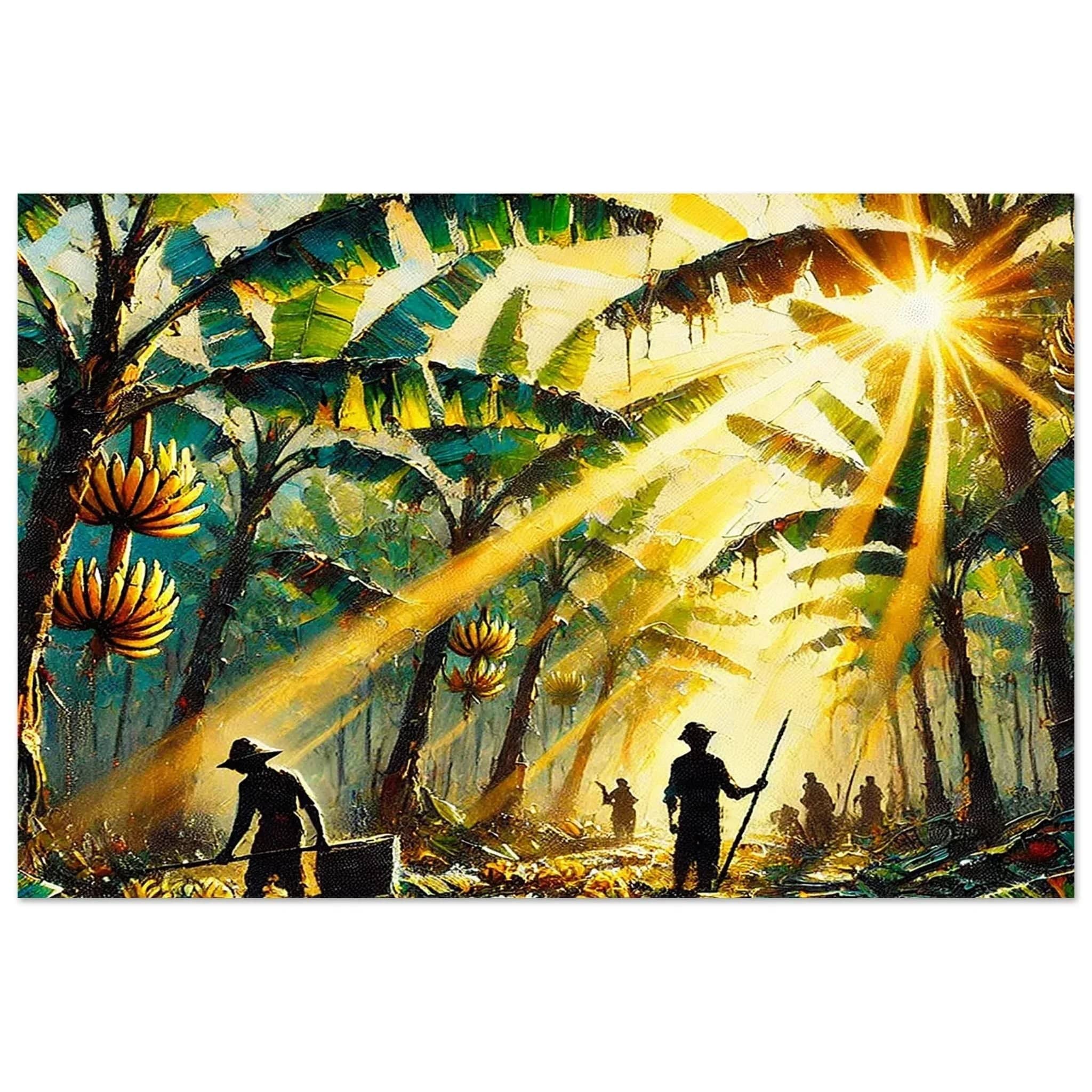 My Store Print Material 50x75 cm / 20x30″ Banana Plantation Two Aluminum Print
