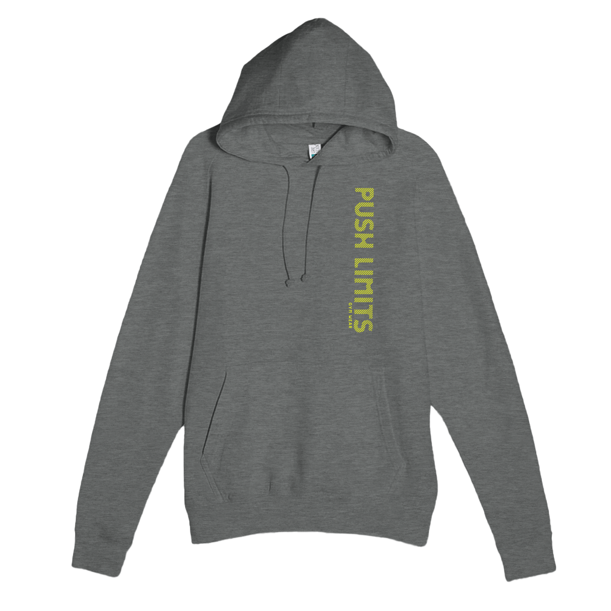 Gelato T-Shirts Graphite Heather / XS Push Limits Embrace Progress Premium Unisex Pullover Hoodie | Lane seven LS13001