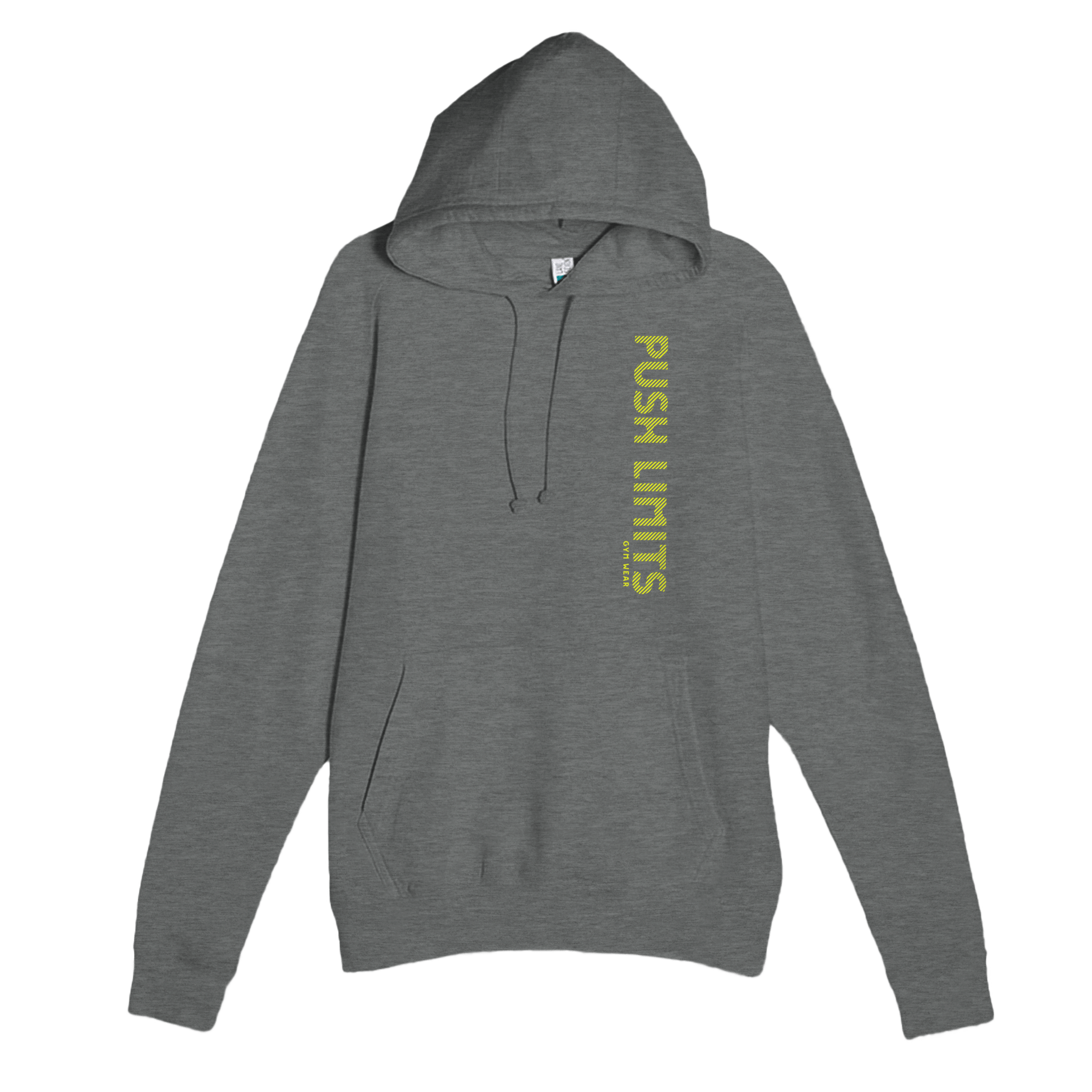 Gelato T-Shirts Graphite Heather / XS Push Limits Embrace Progress Premium Unisex Pullover Hoodie | Lane seven LS13001