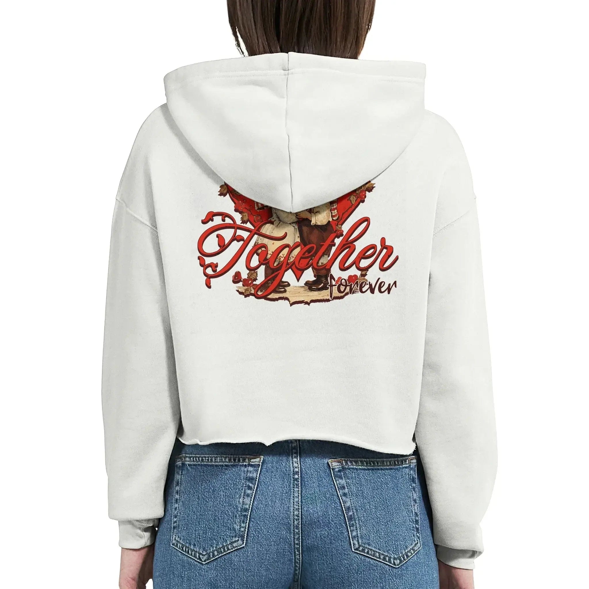 Stylish3Tees.com T-Shirts Be Mine Women's Cropped Hoodie | Bella + Canvas 7502