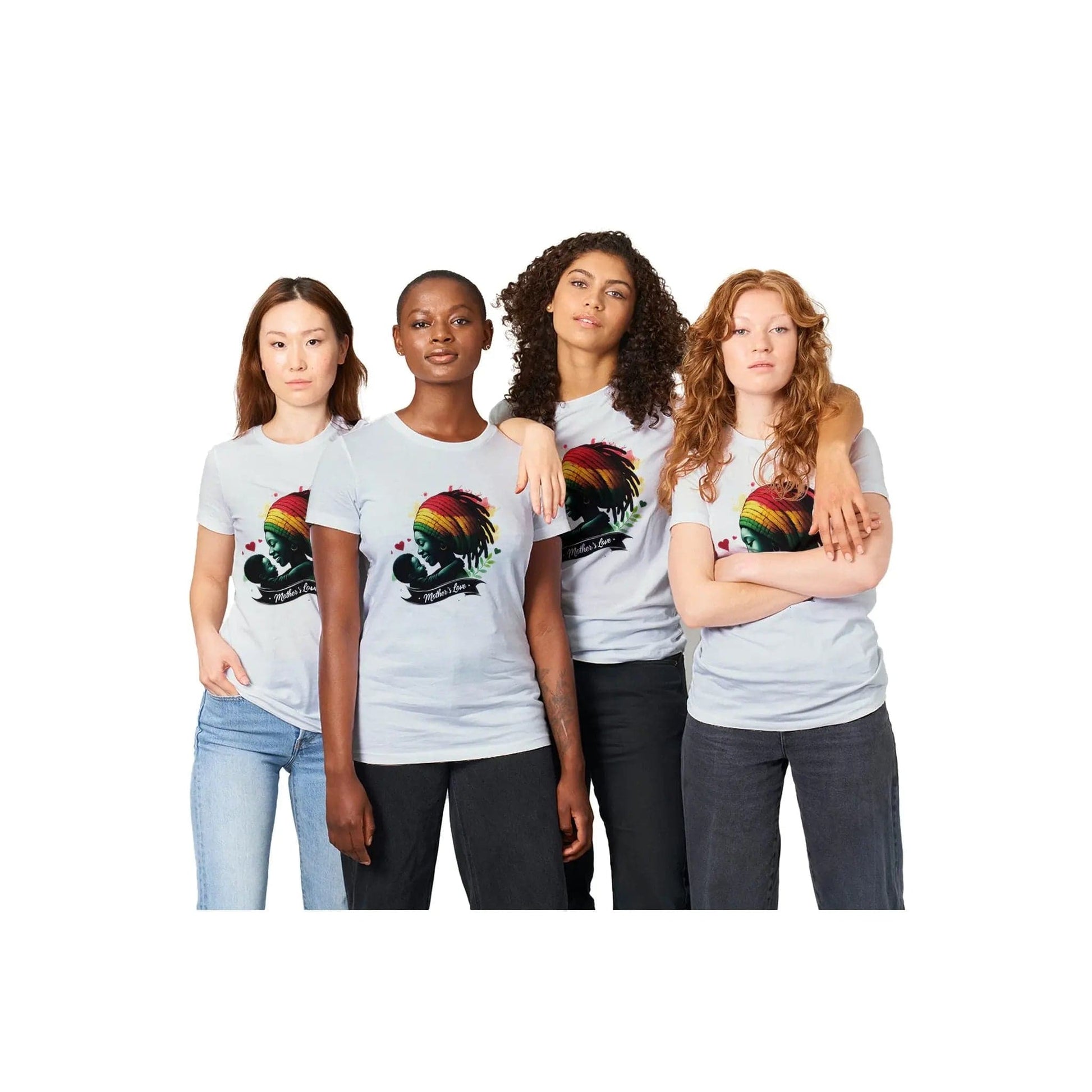 Stylish3Tees.com Print Material Mothers Day Special Premium Women's Crewneck T-Shirt