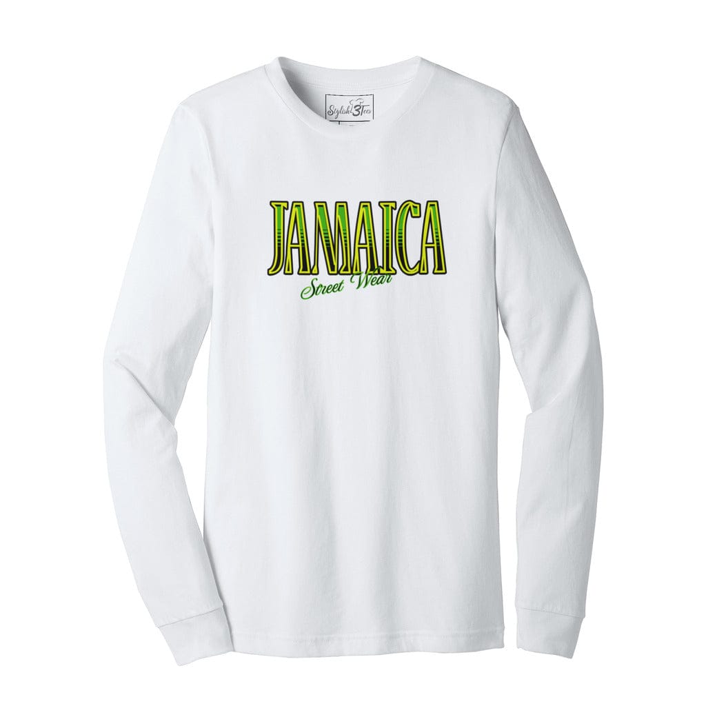 Awkward Styles XS / White Jamaica One Love Vibes Unisex Jersey Long Sleeve Tee