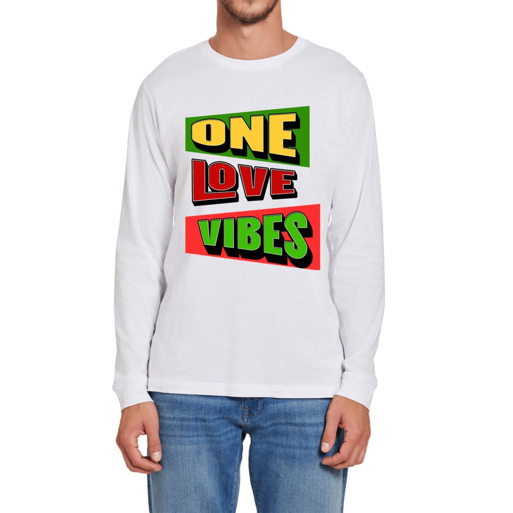 Awkward Styles One Love Vibes-Long Sleeve T-shirt Premium