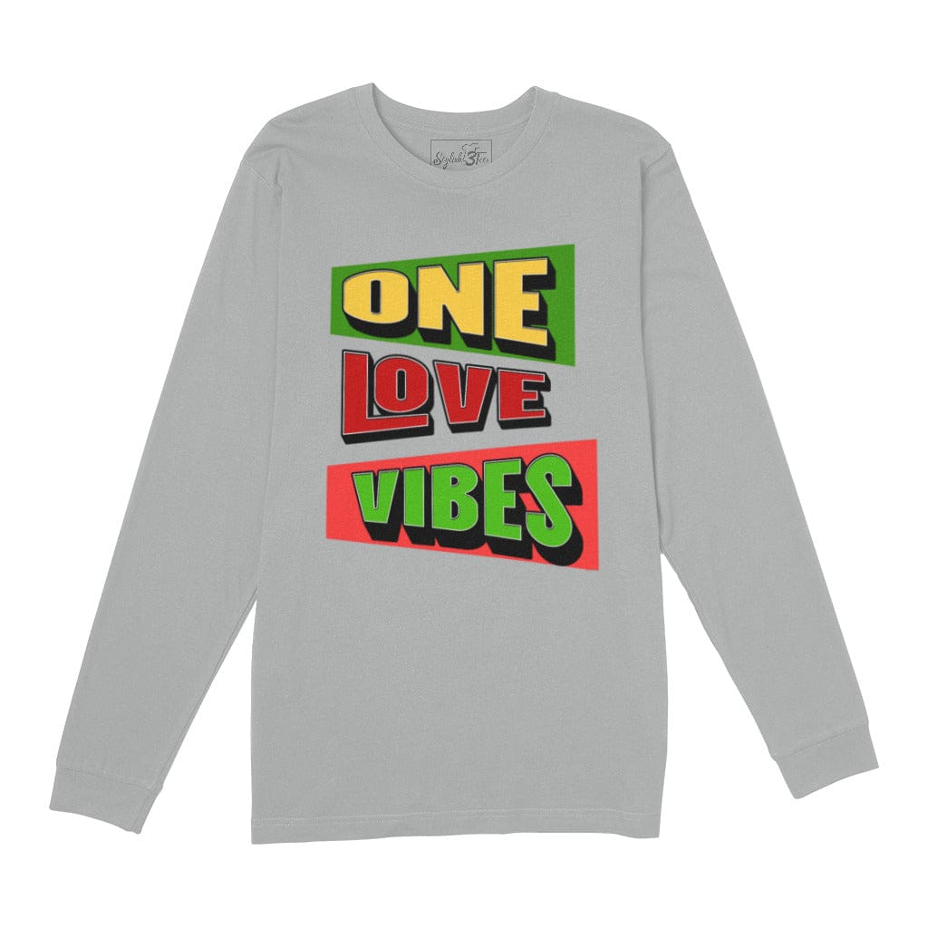 Awkward Styles S / Athletic Heather One Love Vibes-Long Sleeve T-shirt Premium