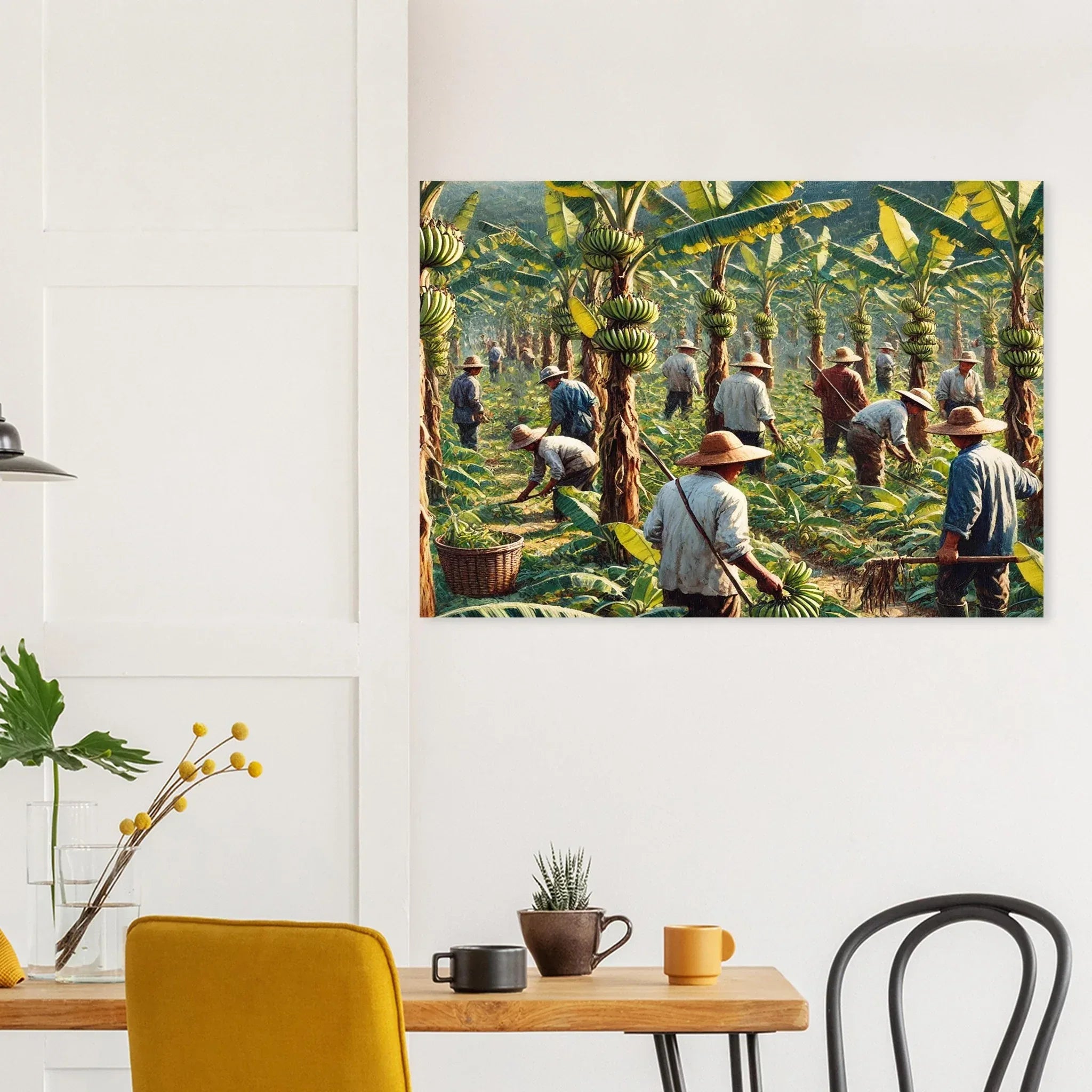 Banana Plantation One Aluminum Print - Stylish3Tees.com