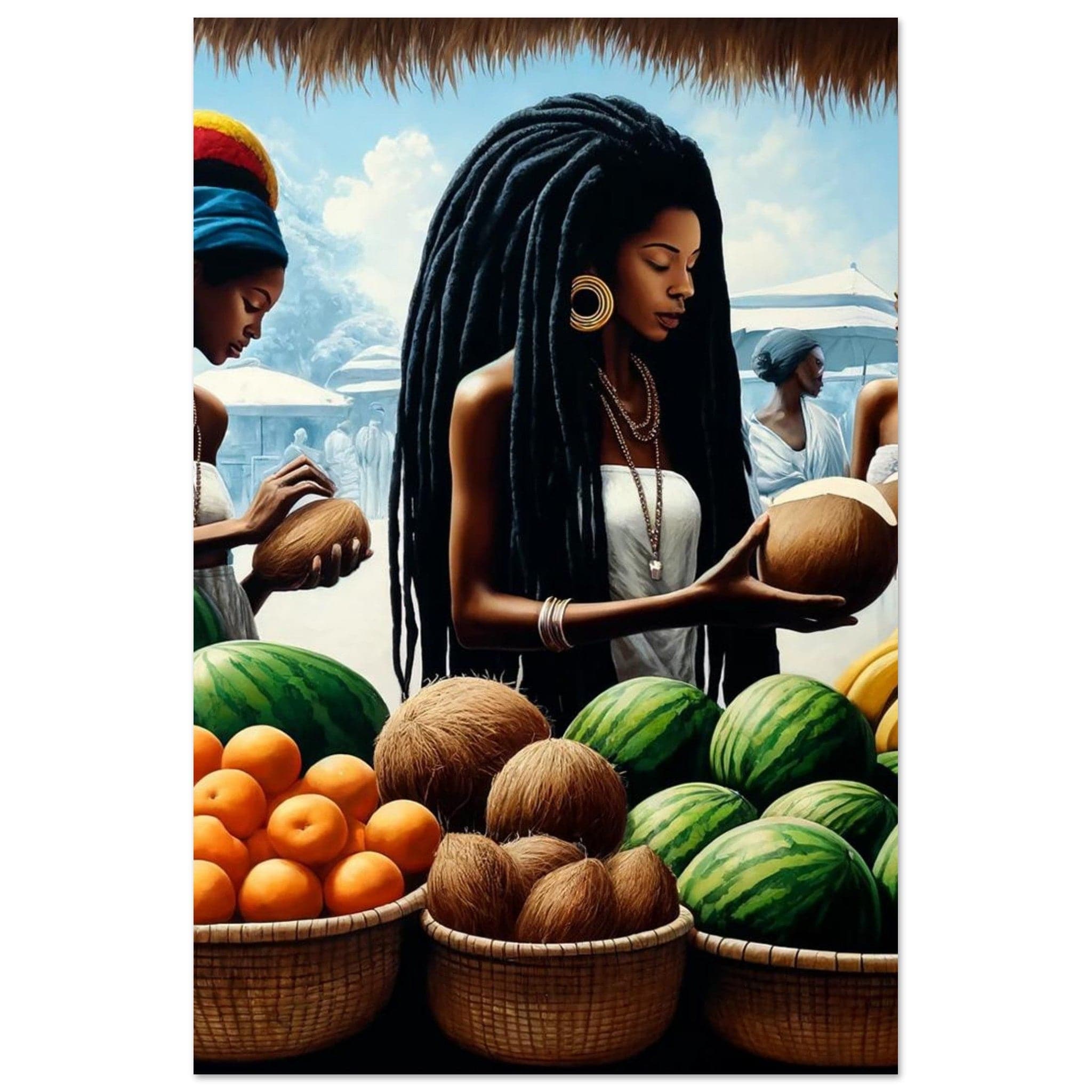 My Store Print Material 50x75 cm / 20x30″ Market Day Harvest One Aluminum Print