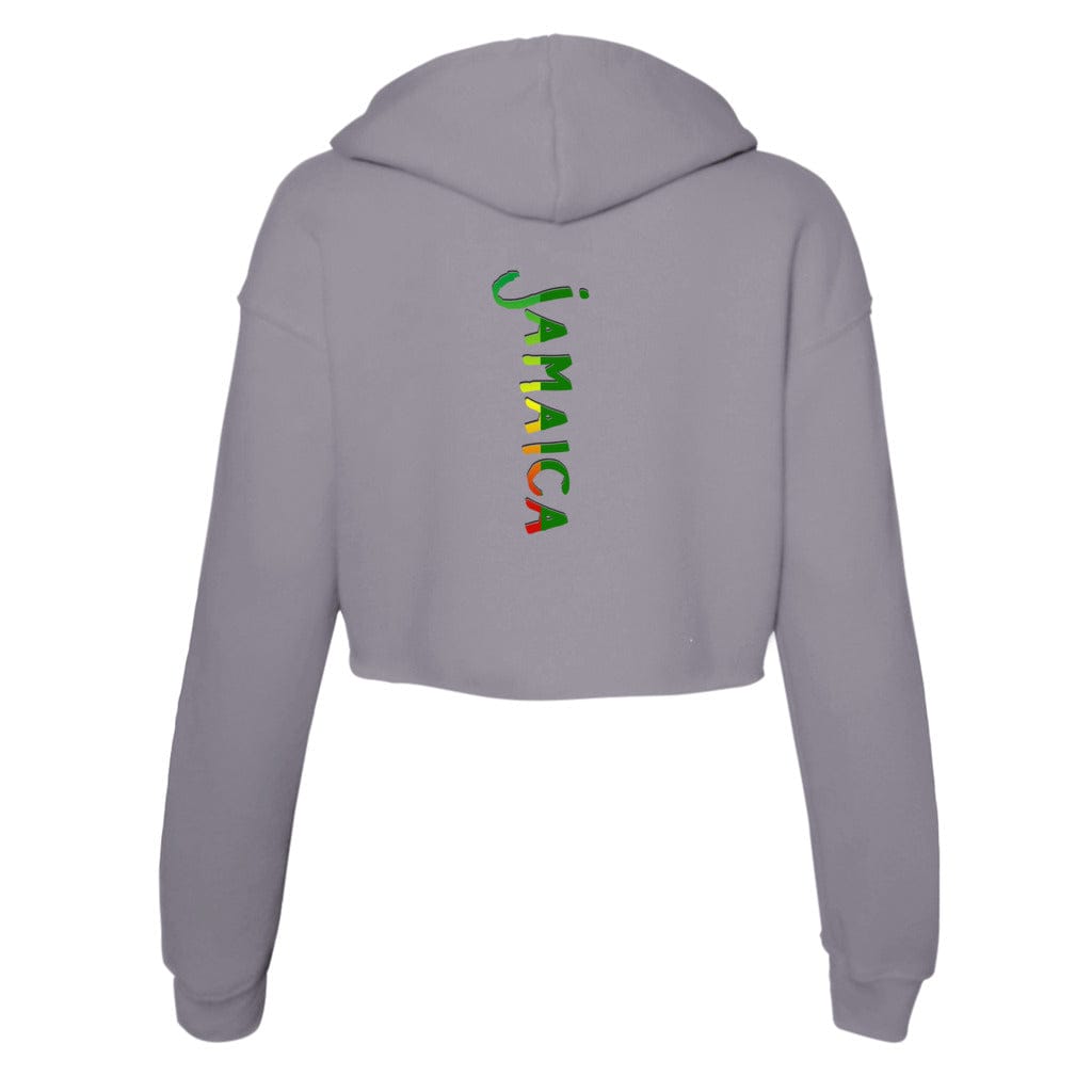 Awkward Styles One Love Vibes Women's Cropped Fleece Hoodie