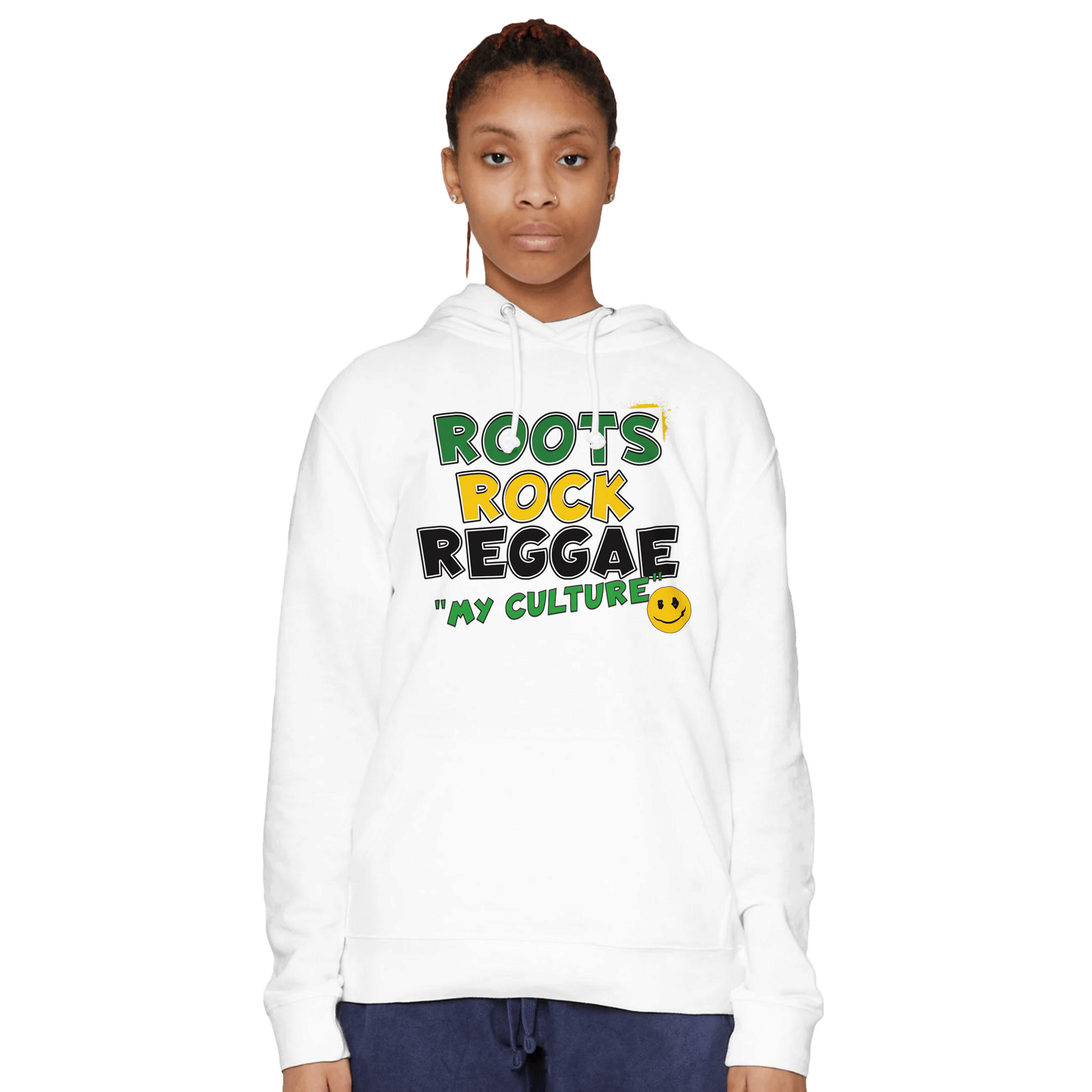 My Store Print Material Roots Rock Reggae My Culture. Premium Unisex Pullover Hoodie | Laneseven LS13001