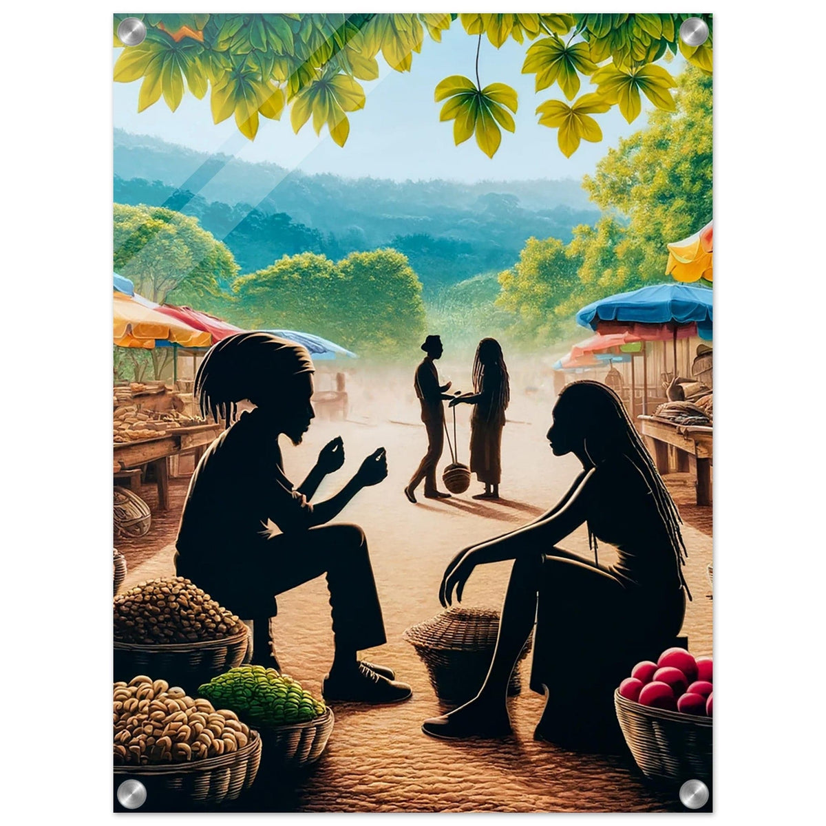 My Store Print Material Vertical / 45x60 cm / 18x24″ Ginger Market Day One Acrylic Print