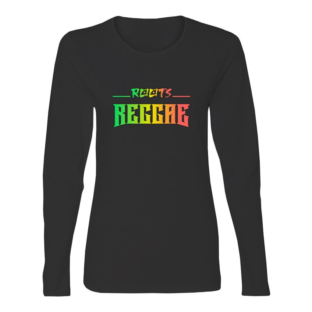 Awkward Styles S / Black Roots Reggae. Women’s Heavy Cotton Long Sleeve T-Shirt