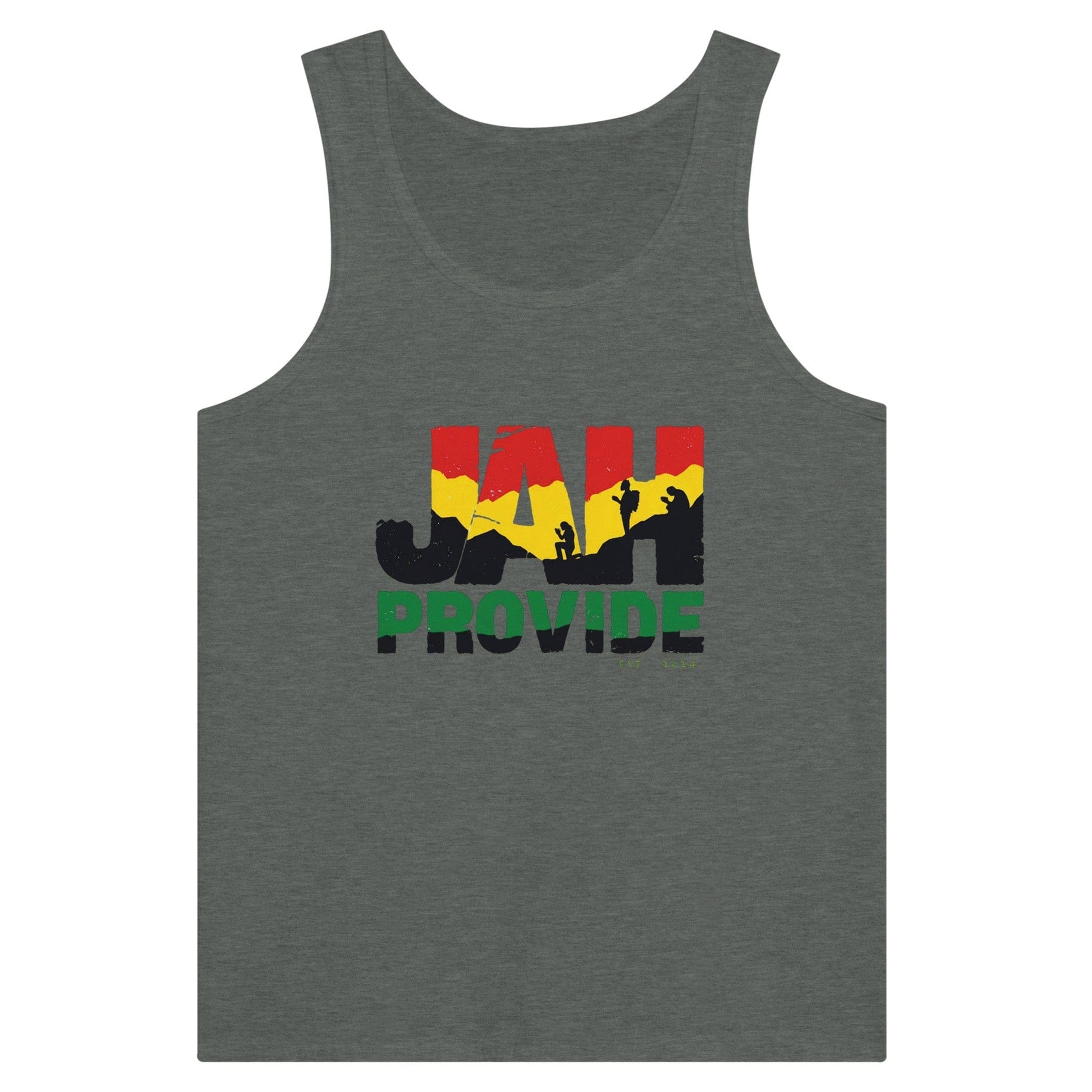My Store T-Shirts Deep Heather / S Jah Provide Premium Unisex Tank Top