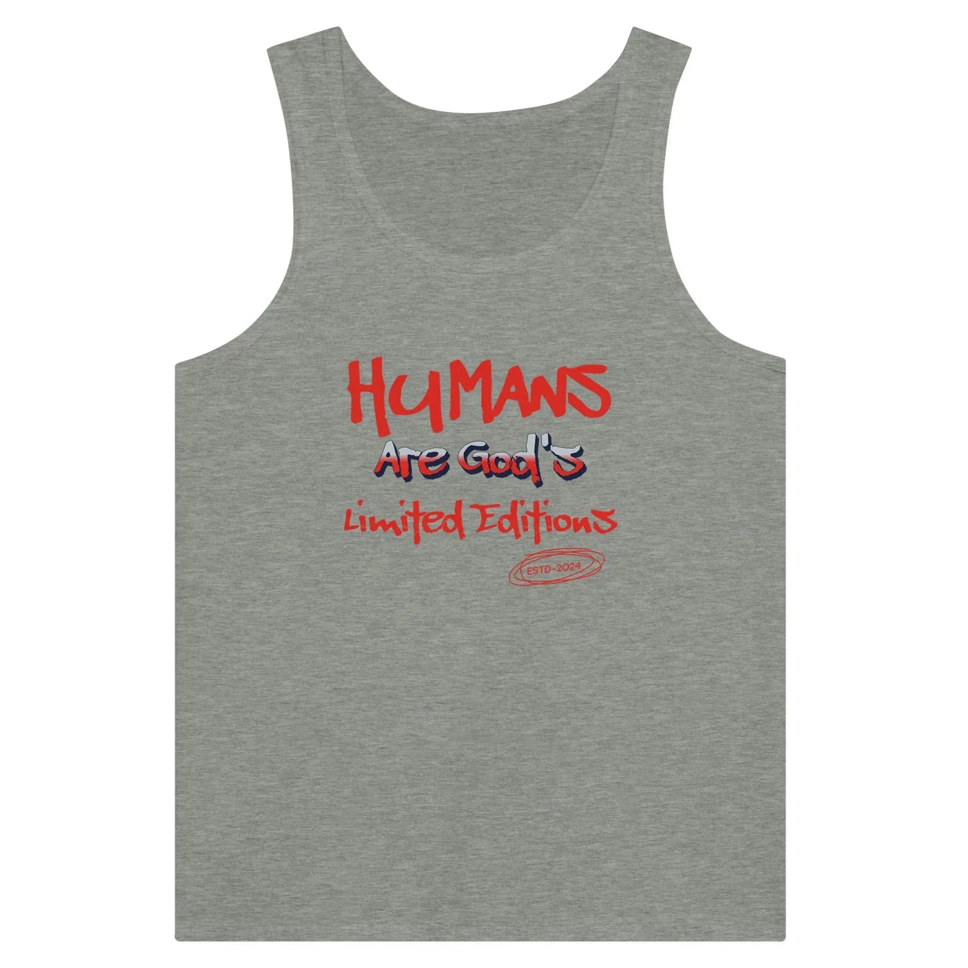 Stylish3Tees.com T-Shirts Athletic Heather / S Gods Limited Editions Premium Unisex Tank Top
