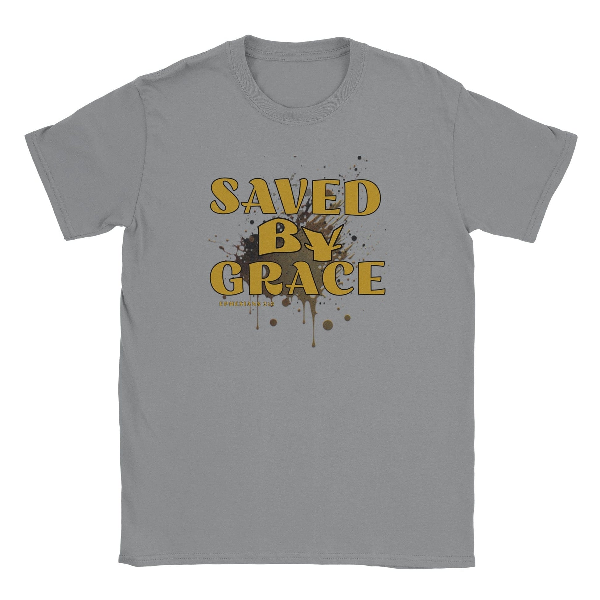 My Store T-Shirts Rs Sport Grey / S Saved By Grace. Classic Unisex Crewneck T-shirt | Gildan® 64000