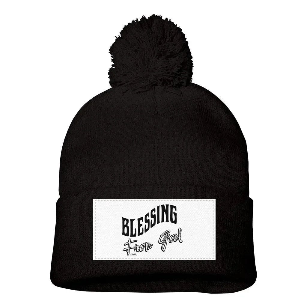 Awkward Styles One Size / Black Blessing From God Knit Beanie