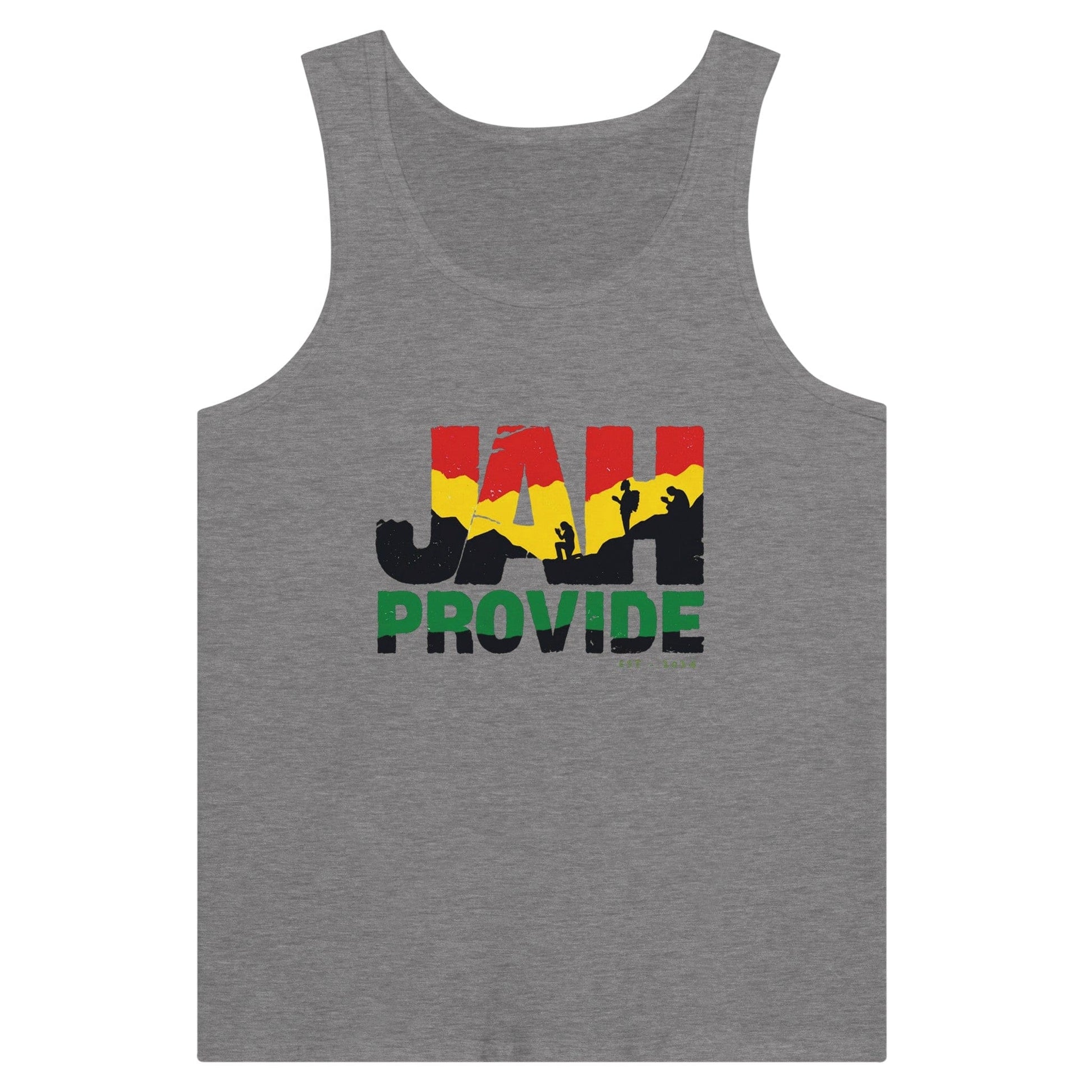 My Store T-Shirts Dark Gray Heather / S Jah Provide Premium Unisex Tank Top