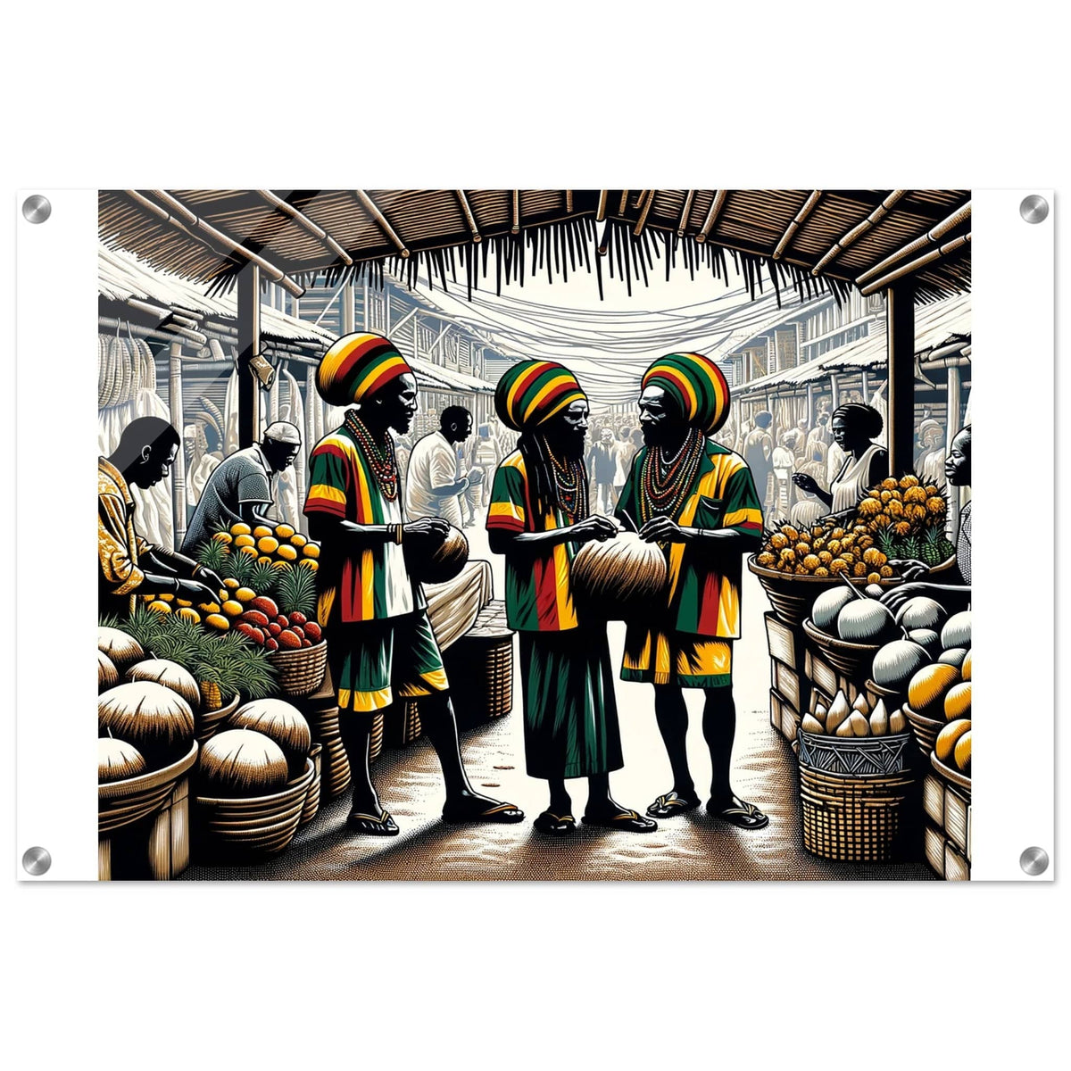 My Store Print Material 50x75 cm / 20x30″ Organic Market Place One Acrylic Print